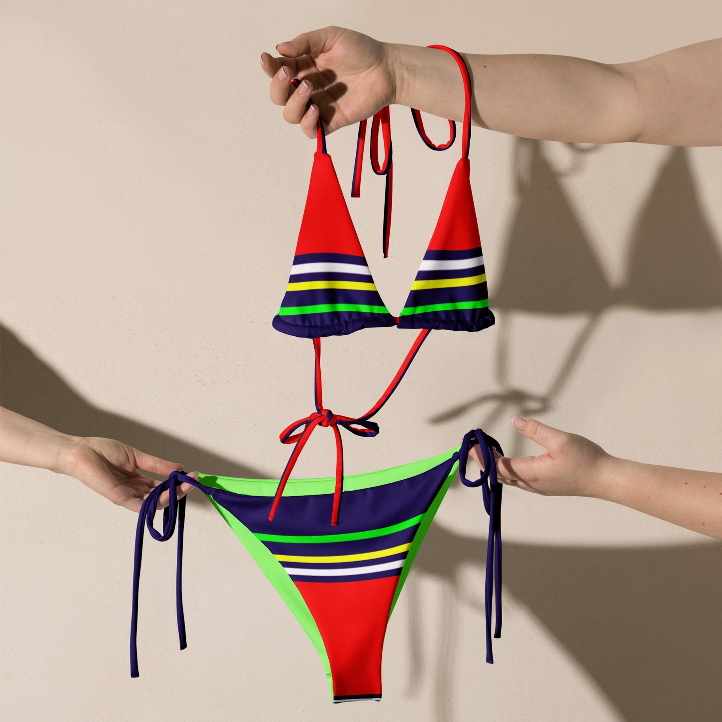 Cassie Recycled String Bikini - Activewear Well