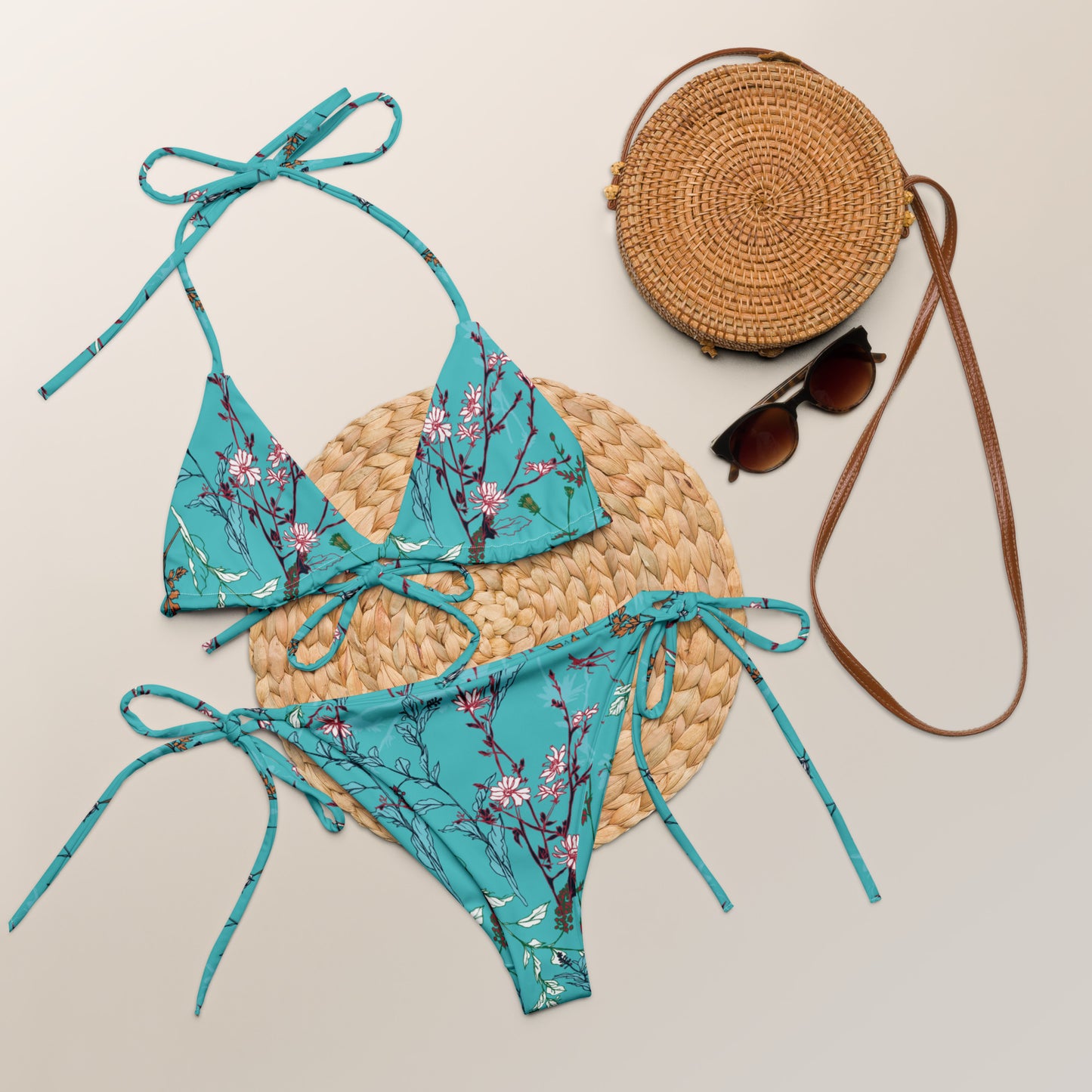 Hailey Recycled String Bikini - Activewear Well