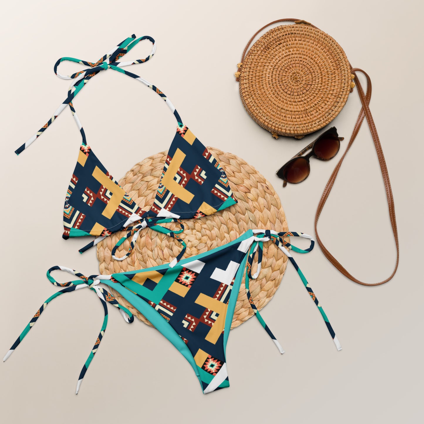 Maddie Recycled String Bikini - Activewear Well