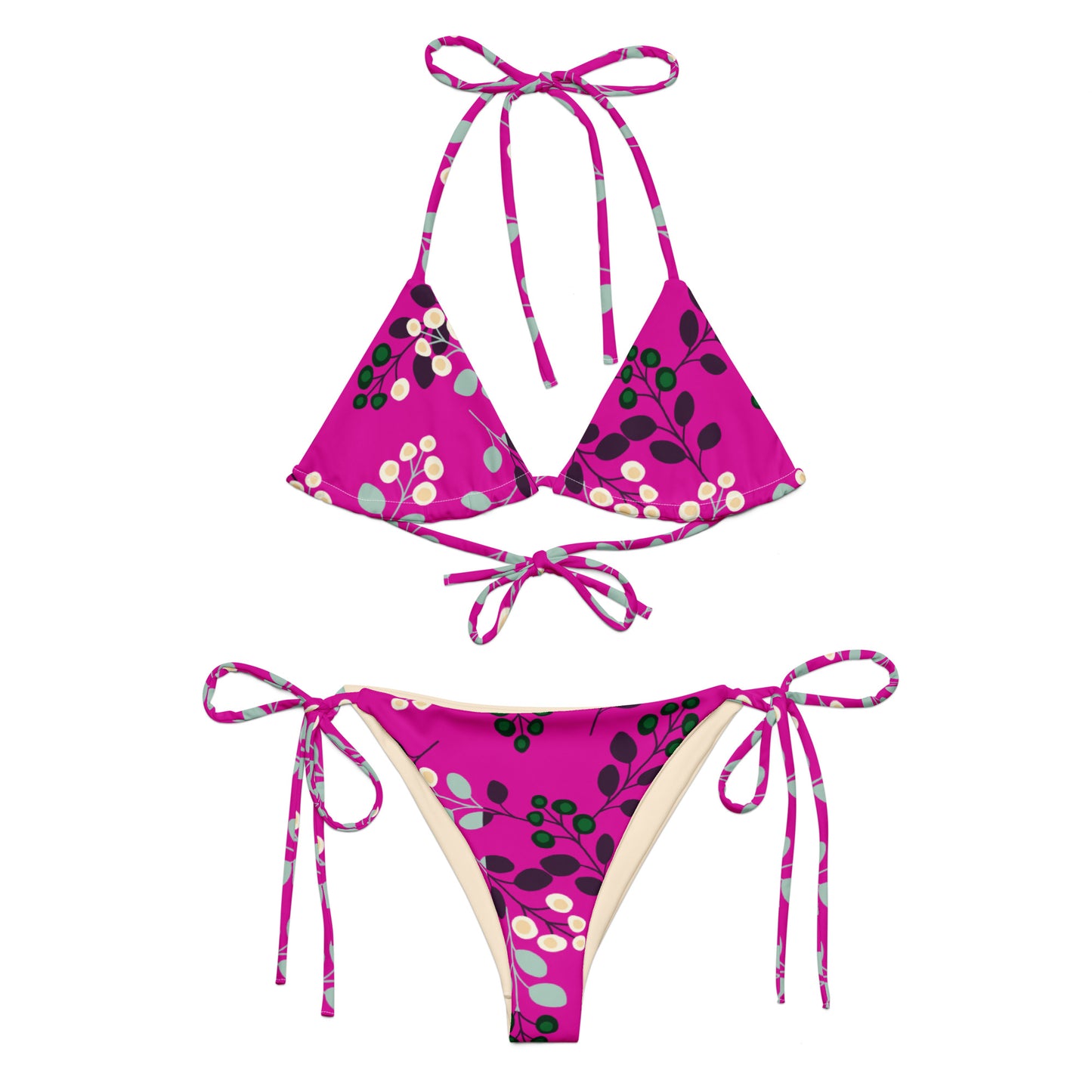 Abigail Recycled String Bikini - Activewear Well