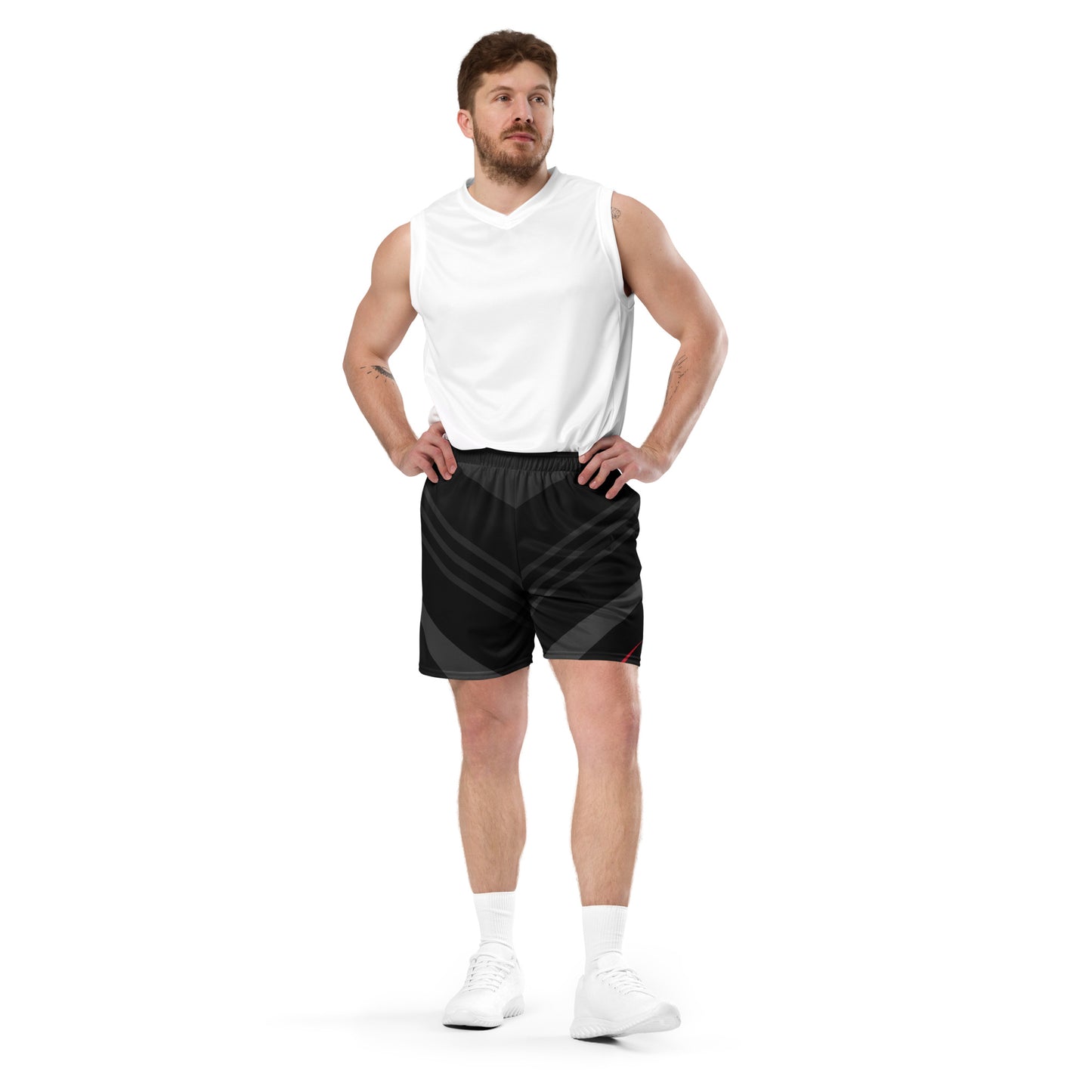 Running Unisex Mesh Shorts - Activewear Well