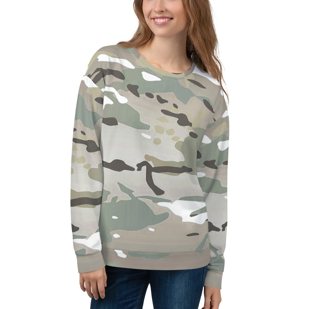Desert Camo Unisex Sweatshirt - Activewear Well