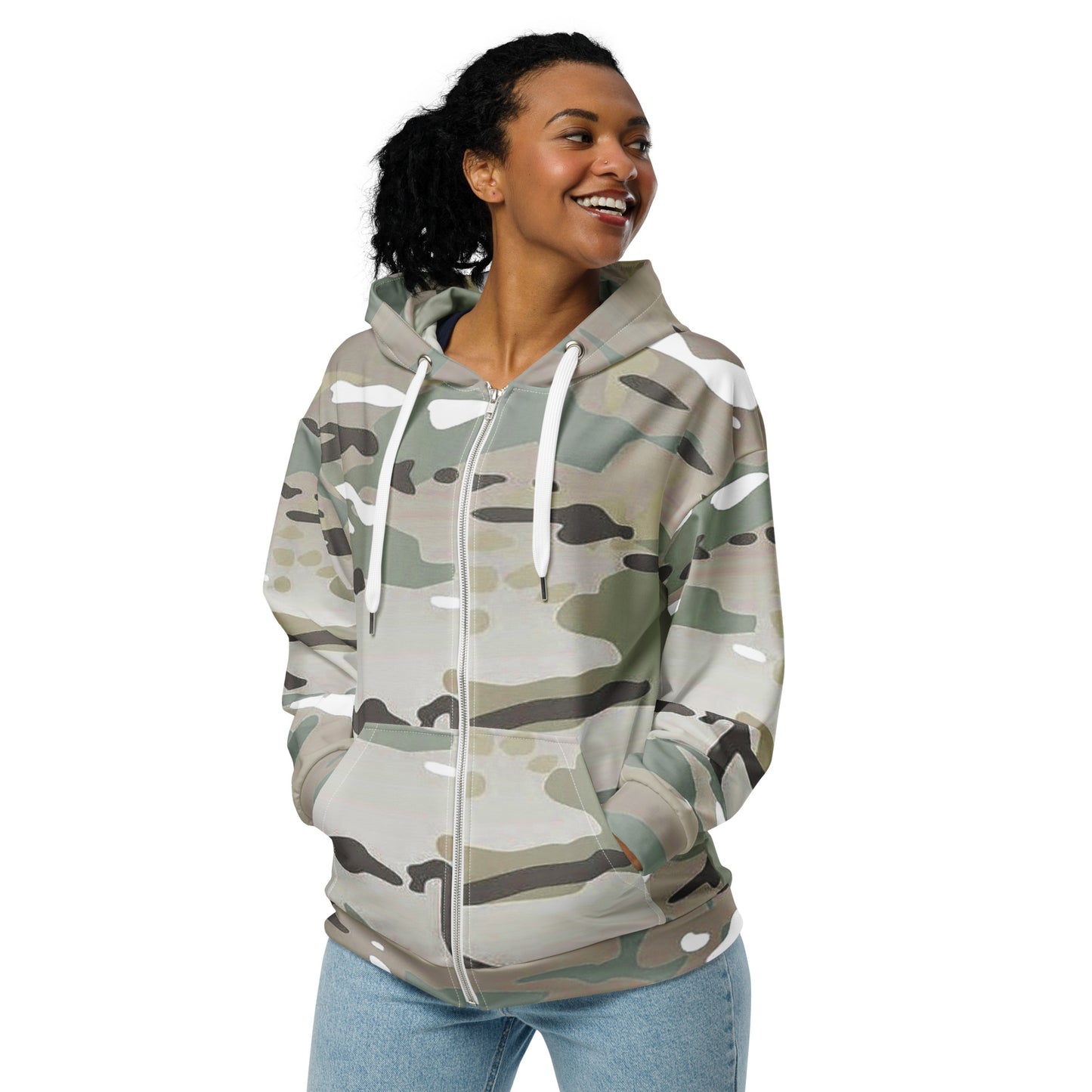 Desert Unisex Unisex Zip Hoodie - Activewear Well