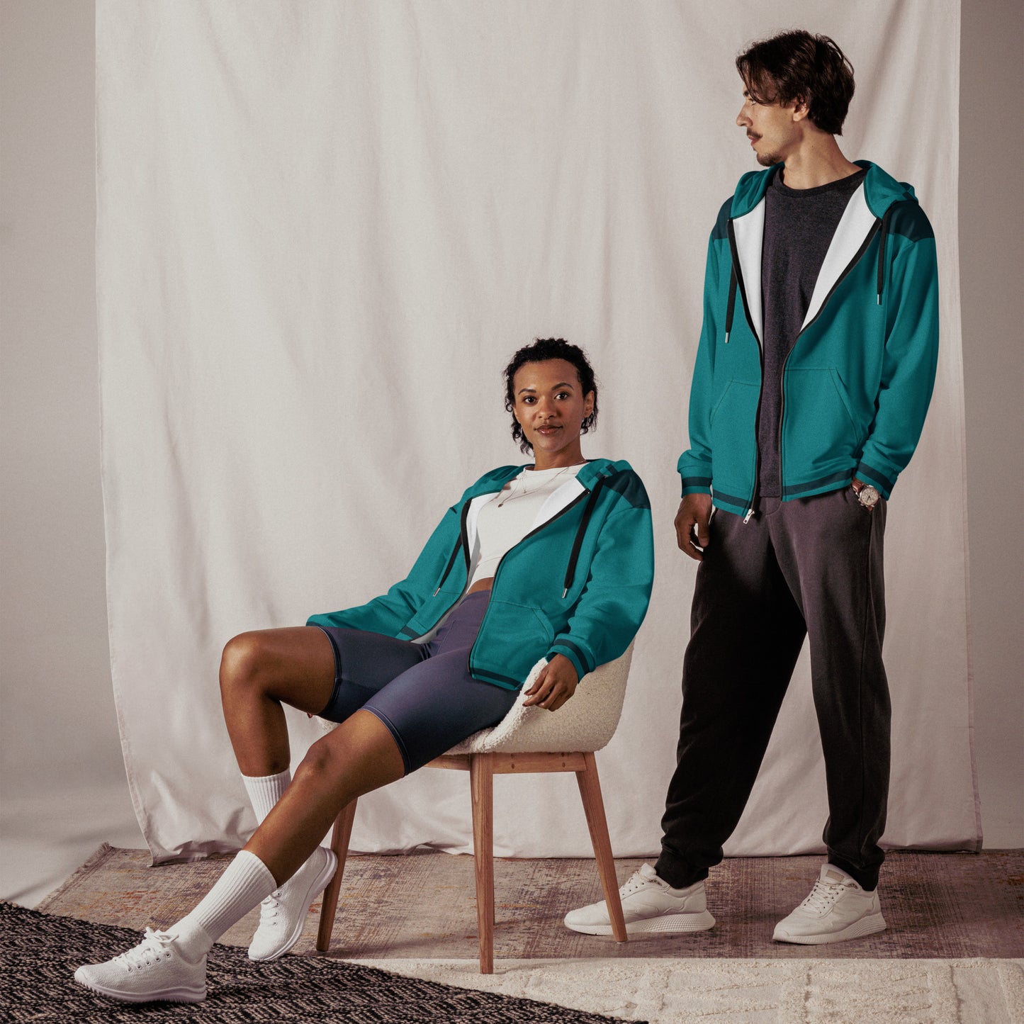 Running Unisex Zip Hoodie - Activewear Well