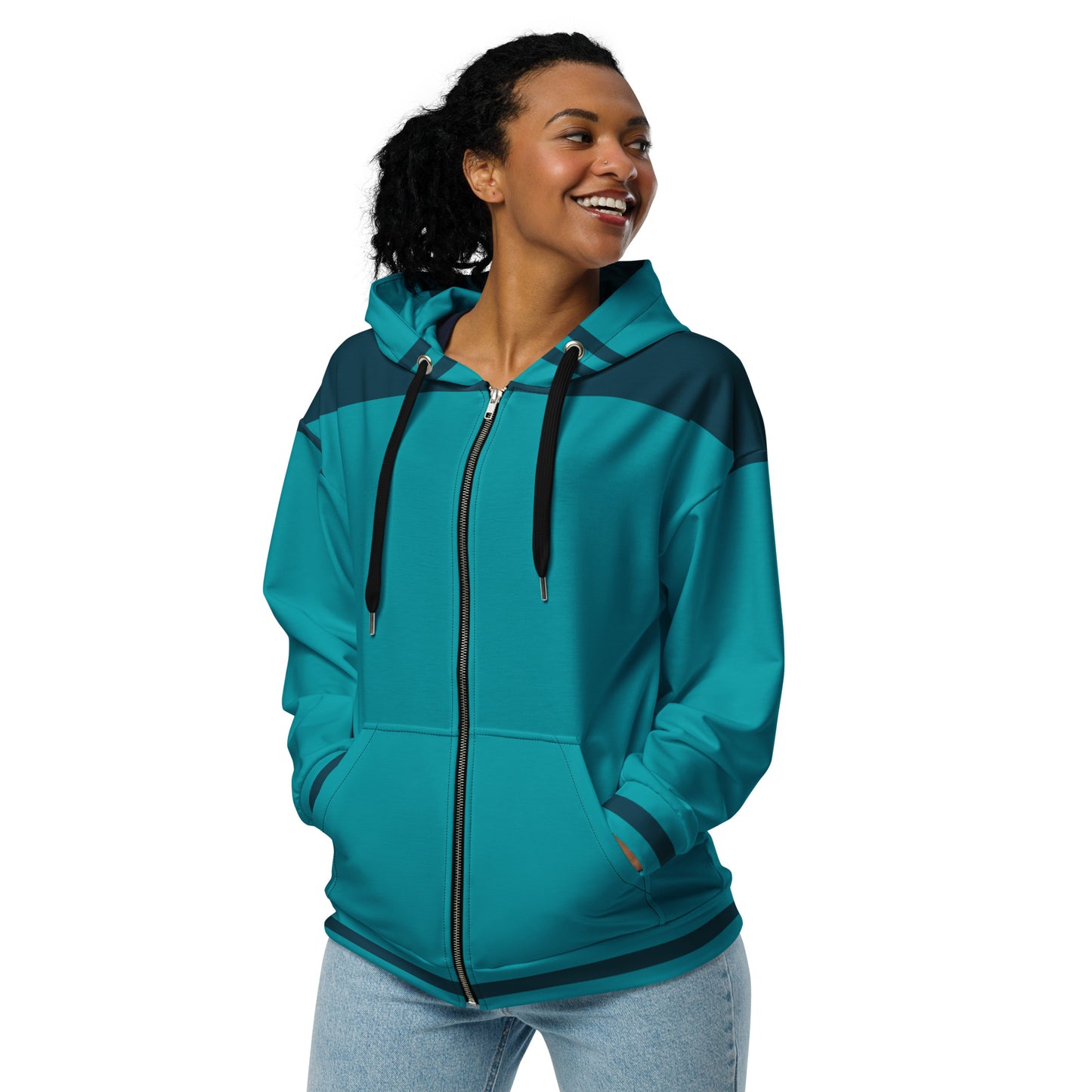 Running Unisex Zip Hoodie - Activewear Well