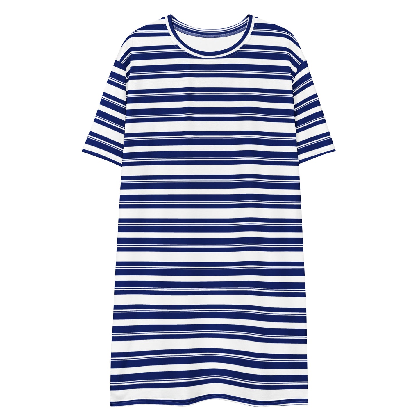 Women's Striped T-Shirt Dress - Activewear Well