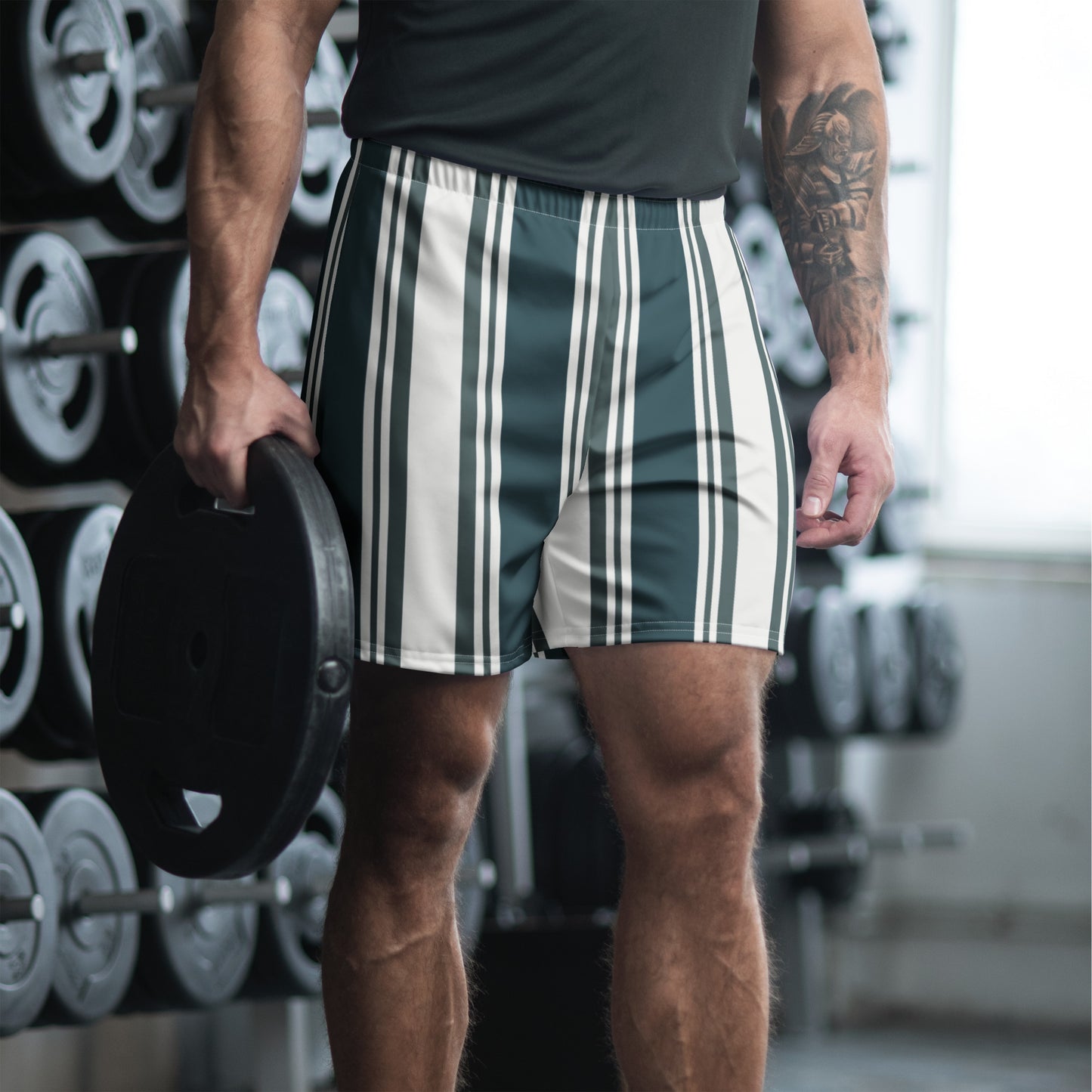 Men's Green Athletic Shorts - Activewear Well