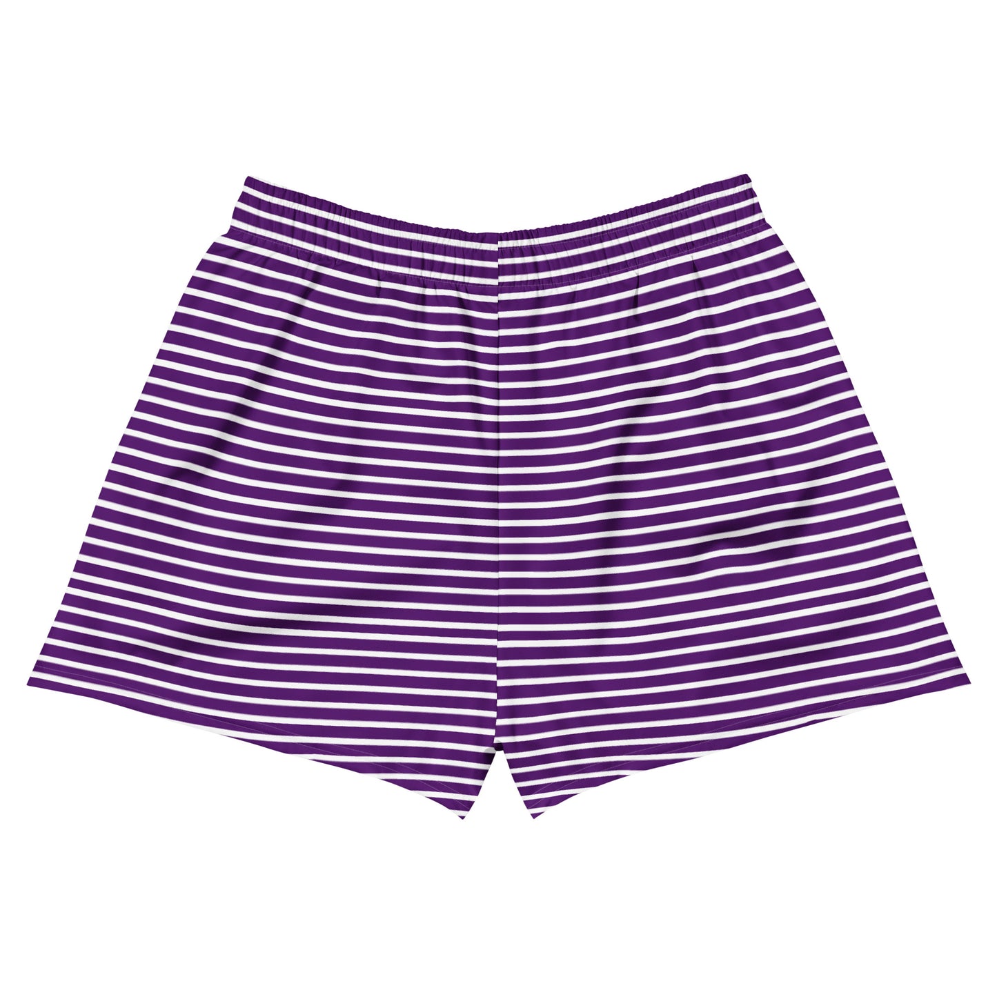 Unisex Purple Stripe Athletic Shorts - Activewear Well