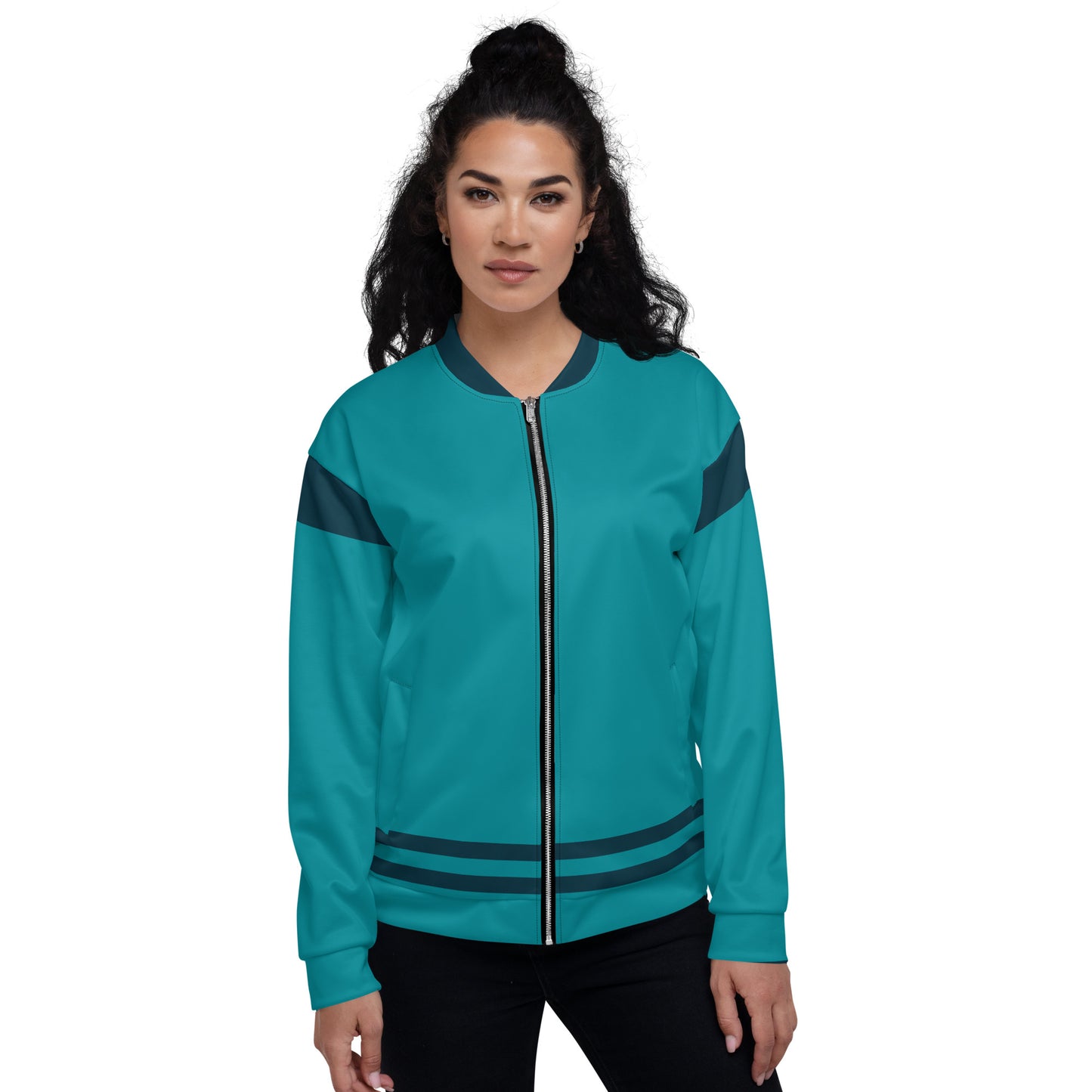 Running Unisex Bomber Jacket - Activewear Well