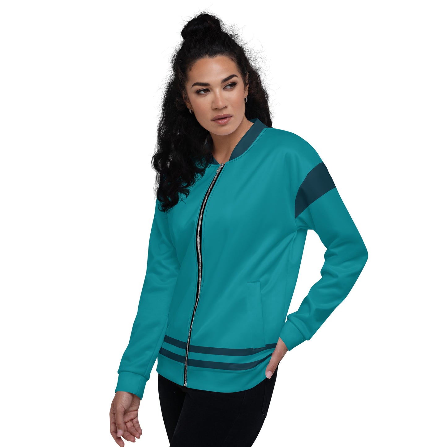 Running Unisex Bomber Jacket - Activewear Well