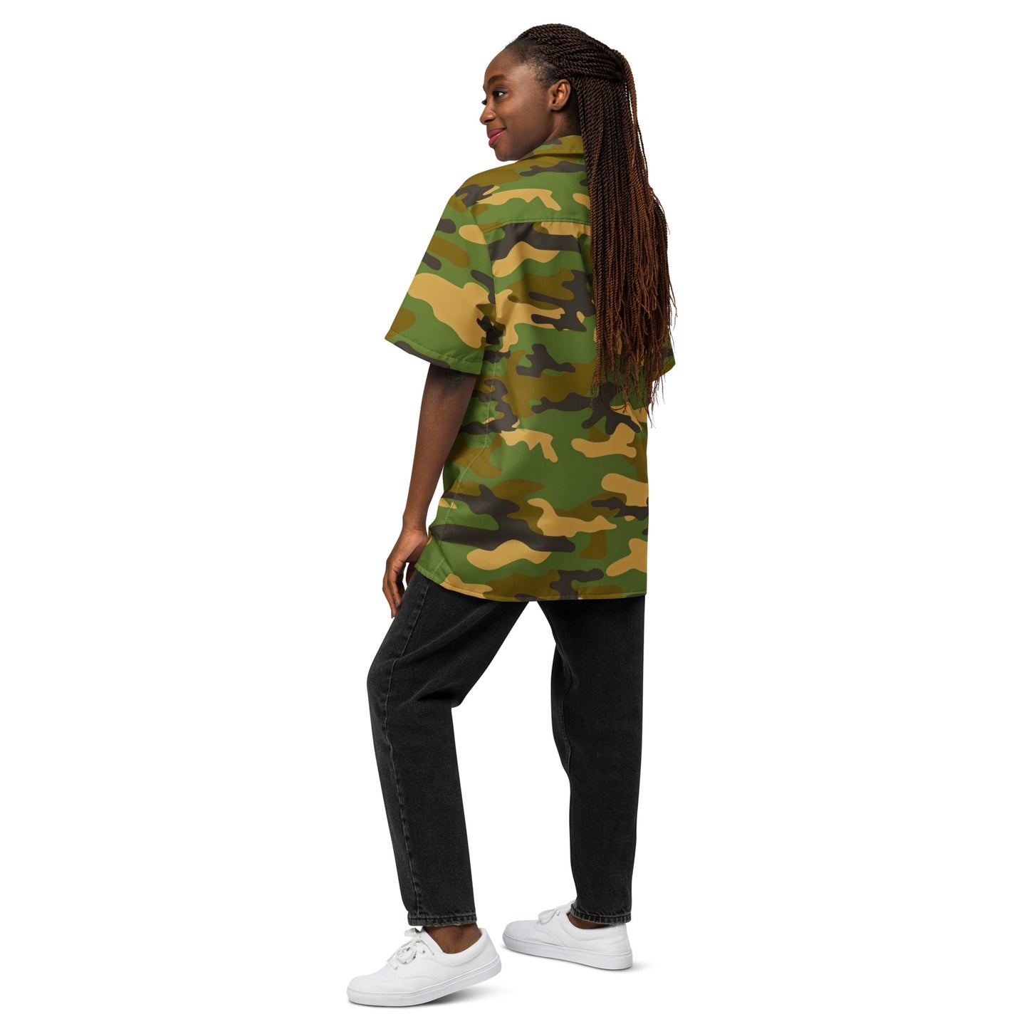 Camo Unisex Button Shirt - Activewear Well