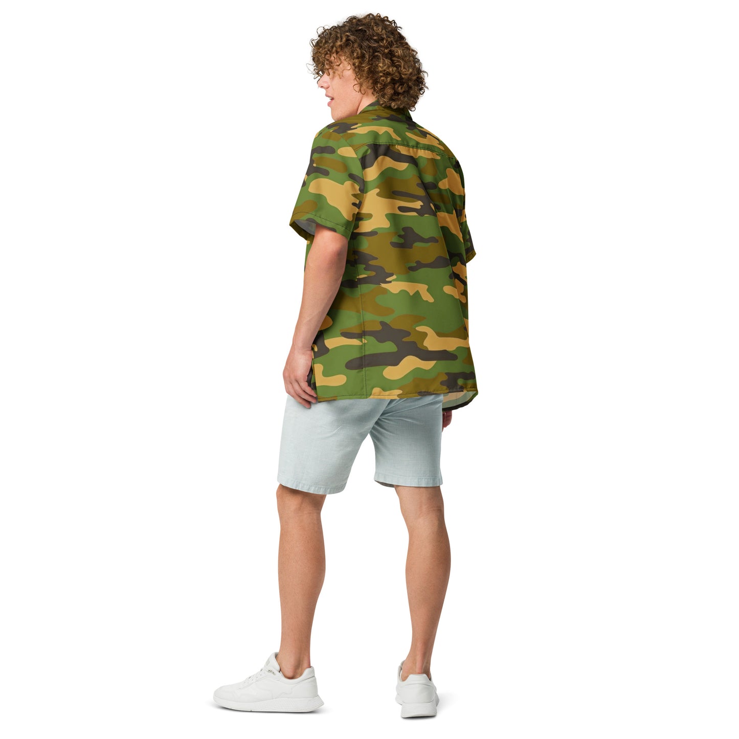 Camo Unisex Button Shirt - Activewear Well
