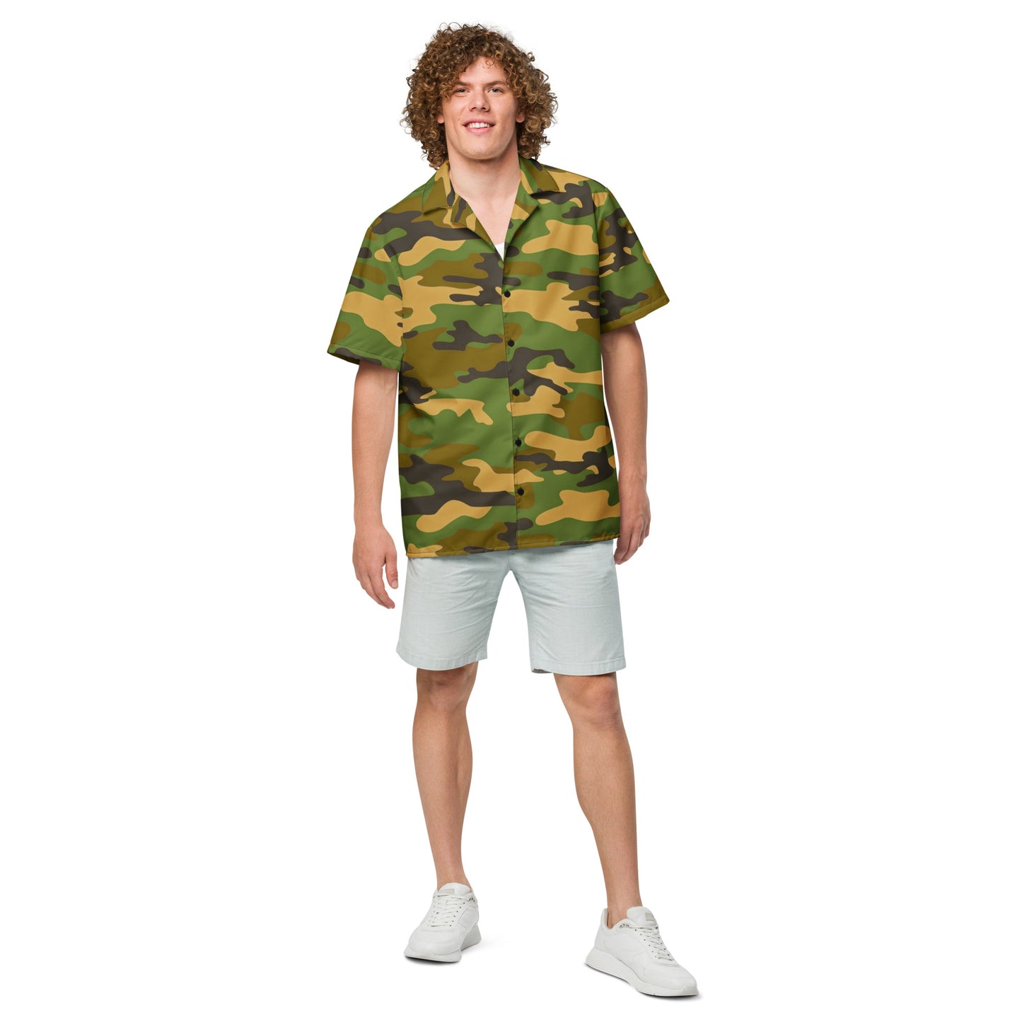 Camo Unisex Button Shirt - Activewear Well
