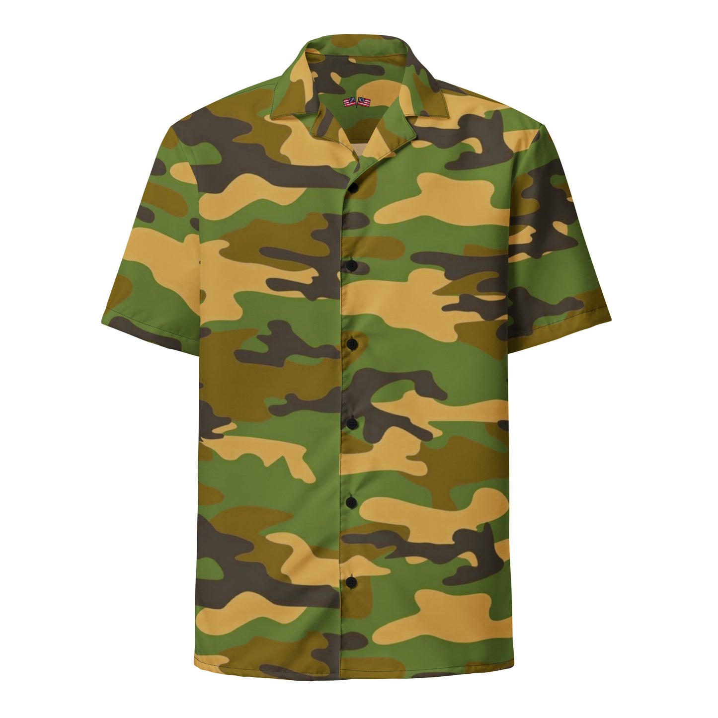 Camo Unisex Button Shirt - Activewear Well