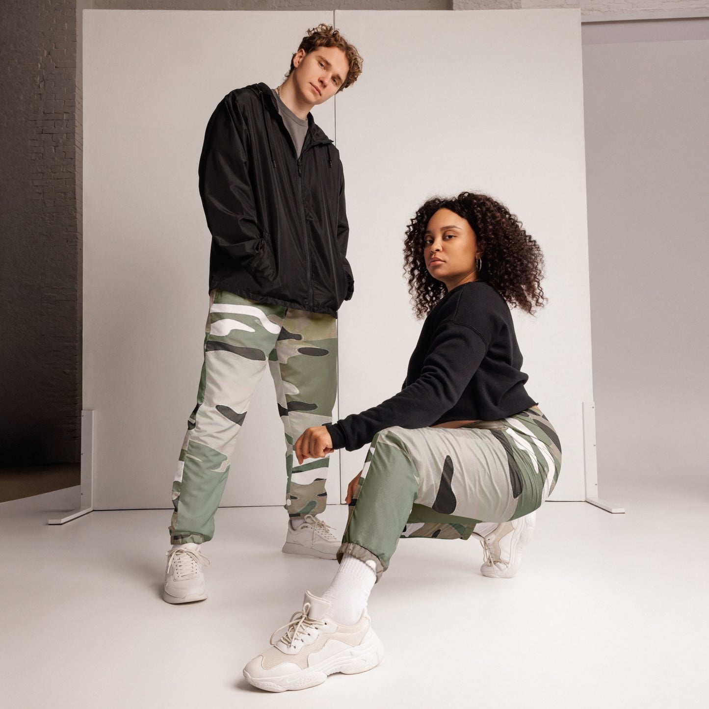 Desert Camo Unisex Track Pants - Activewear Well