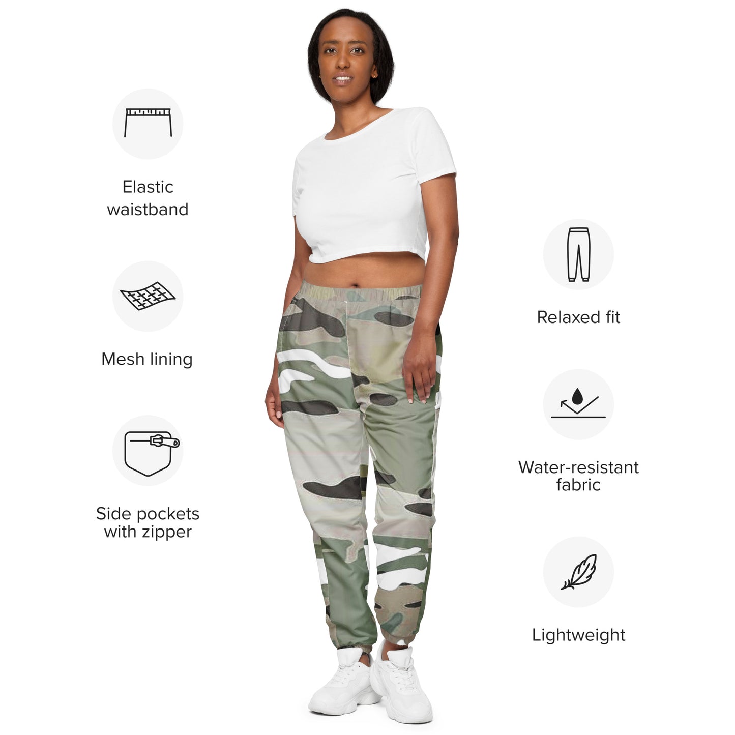 Desert Camo Unisex Track Pants - Activewear Well