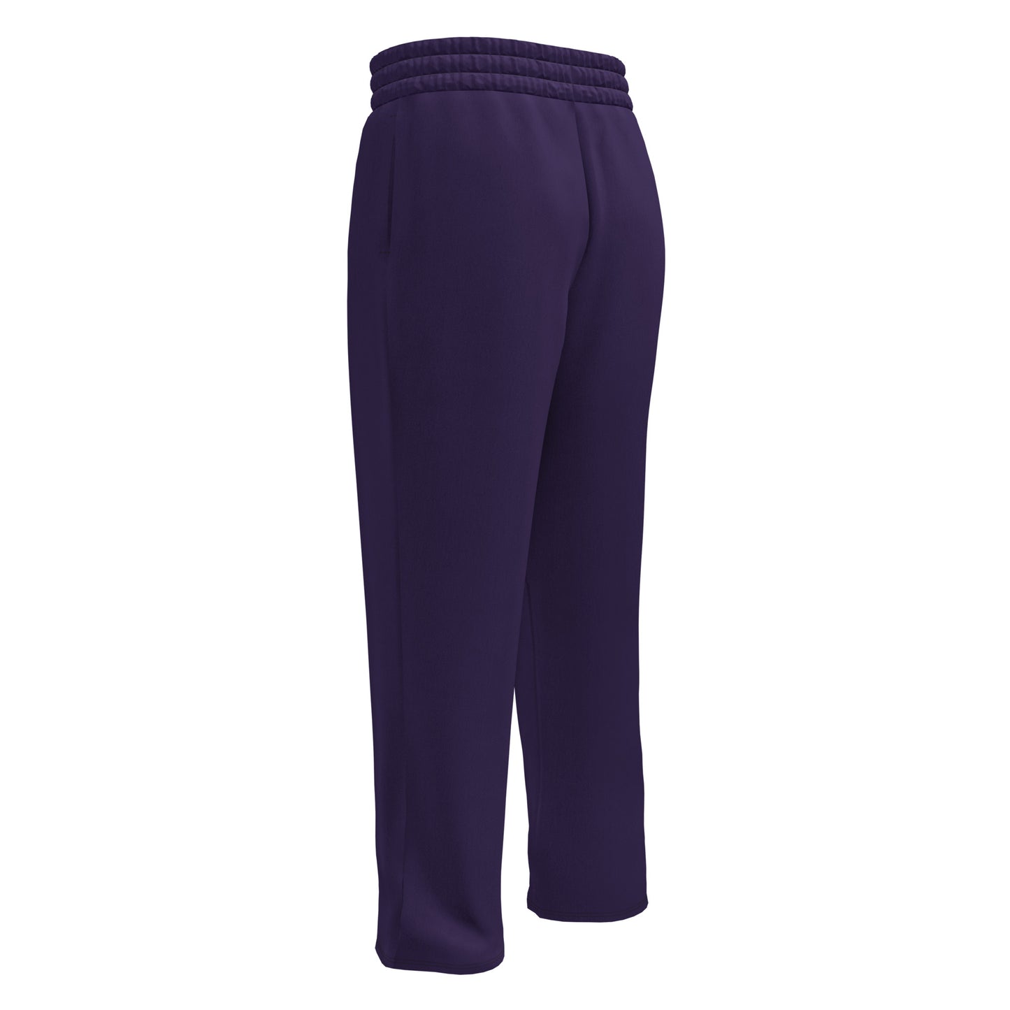 Dark Purple Wide-Leg Joggers - Activewear Well