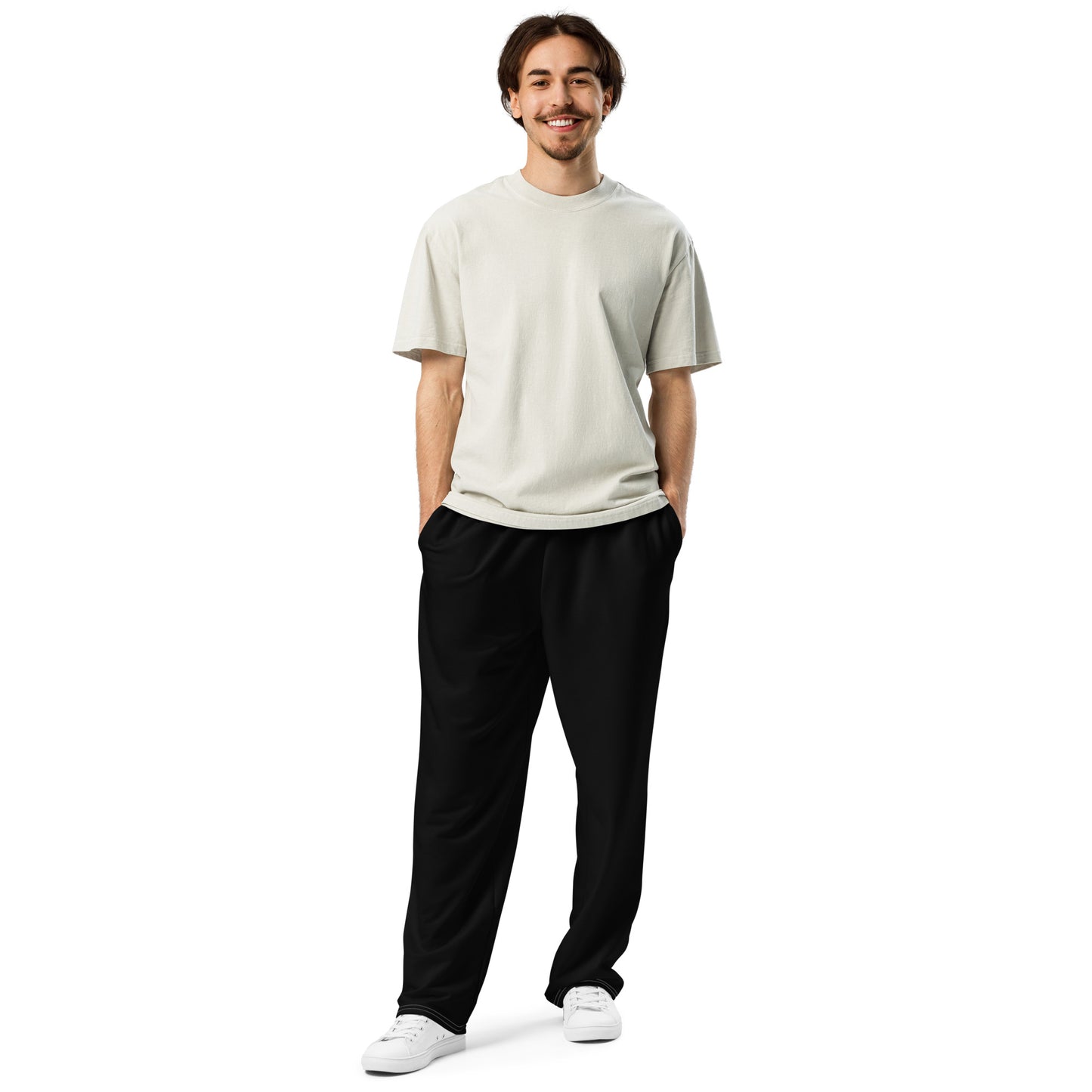 Black Wide-Leg Joggers - Activewear Well