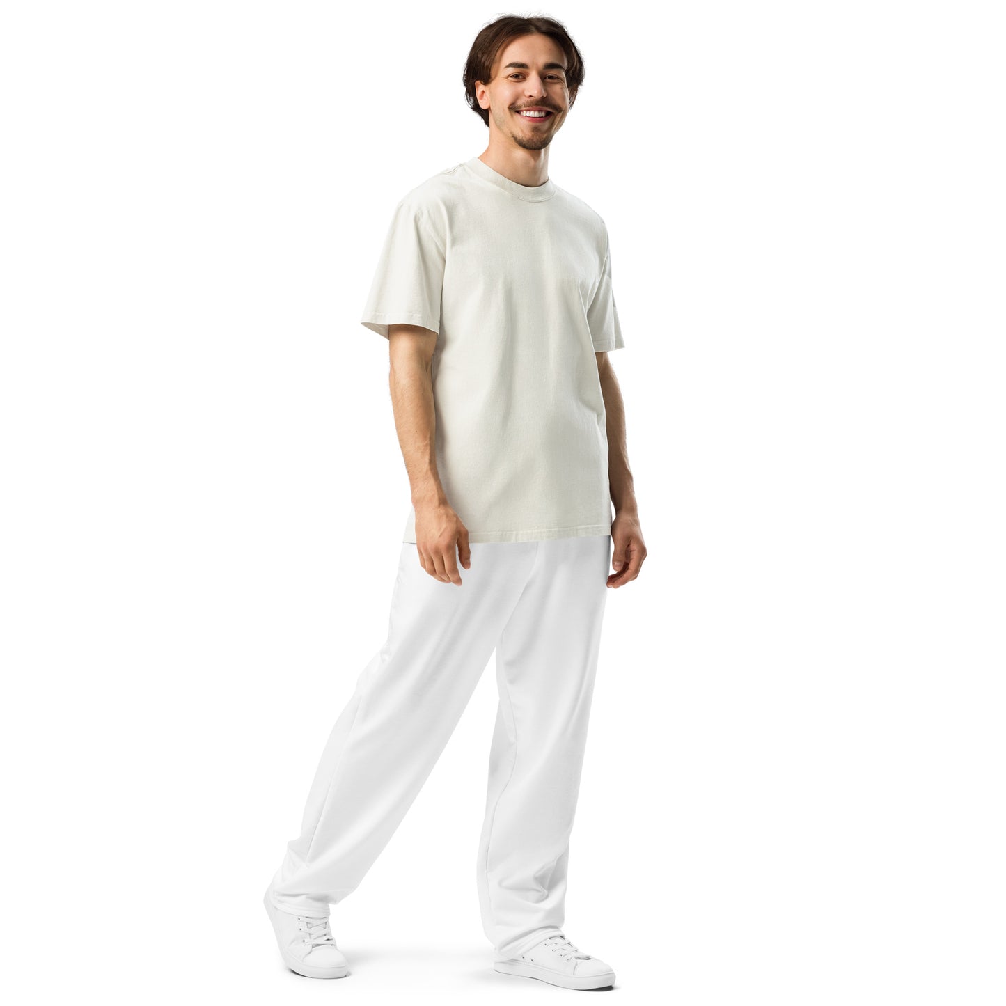 White Wide-Leg Joggers - Activewear Well