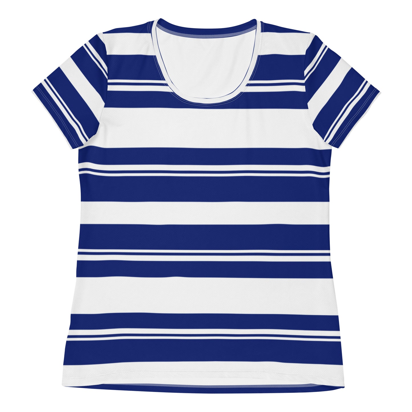 Women's Striped Athletic T-Shirt - Activewear Well