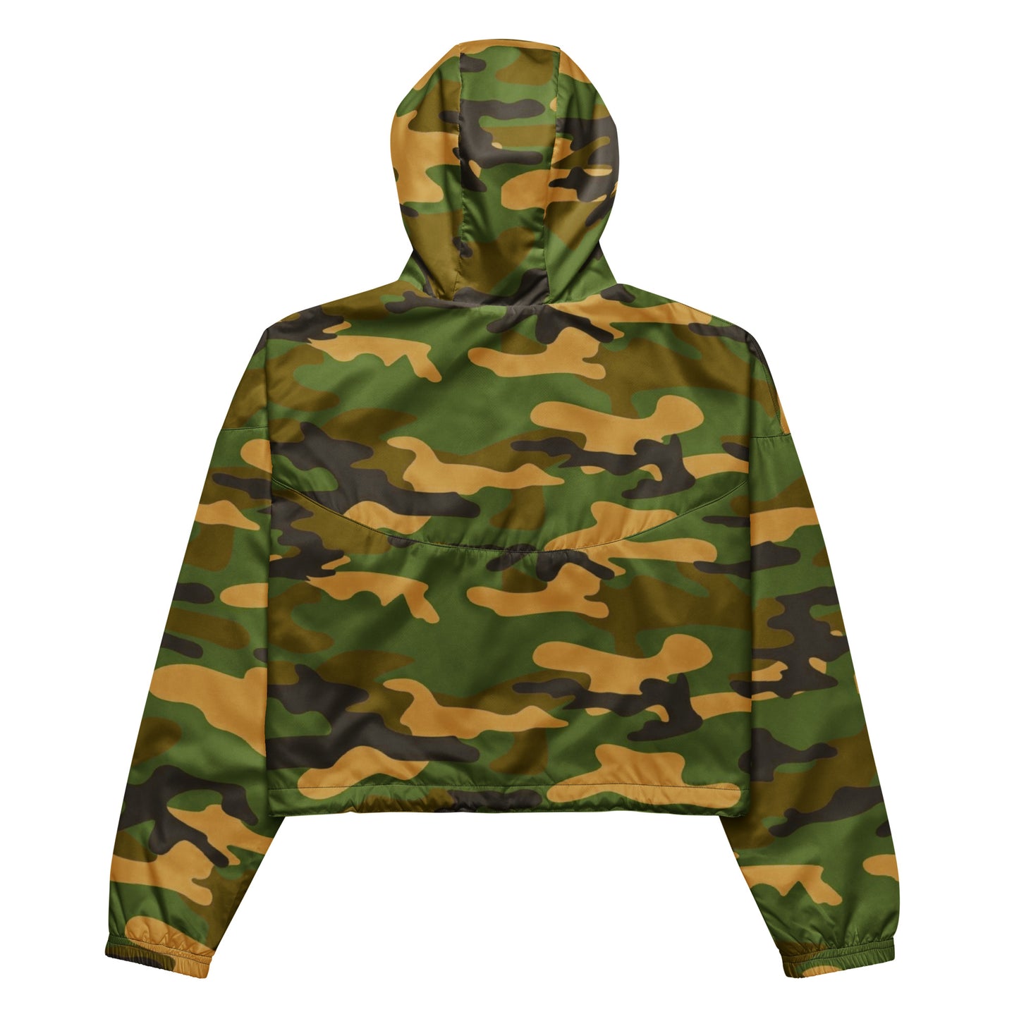 Women’s Cropped Camo Windbreaker - Activewear Well