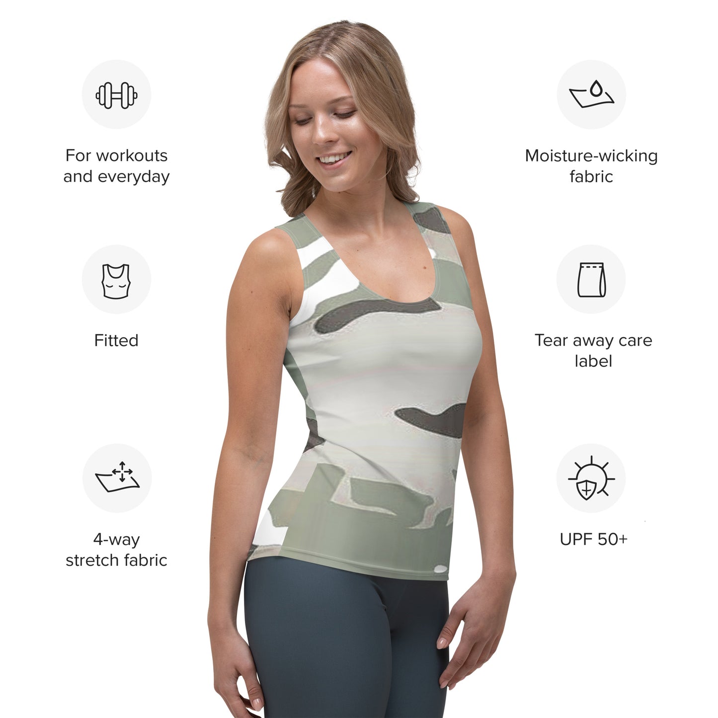 Desert Camo Tank Top - Activewear Well