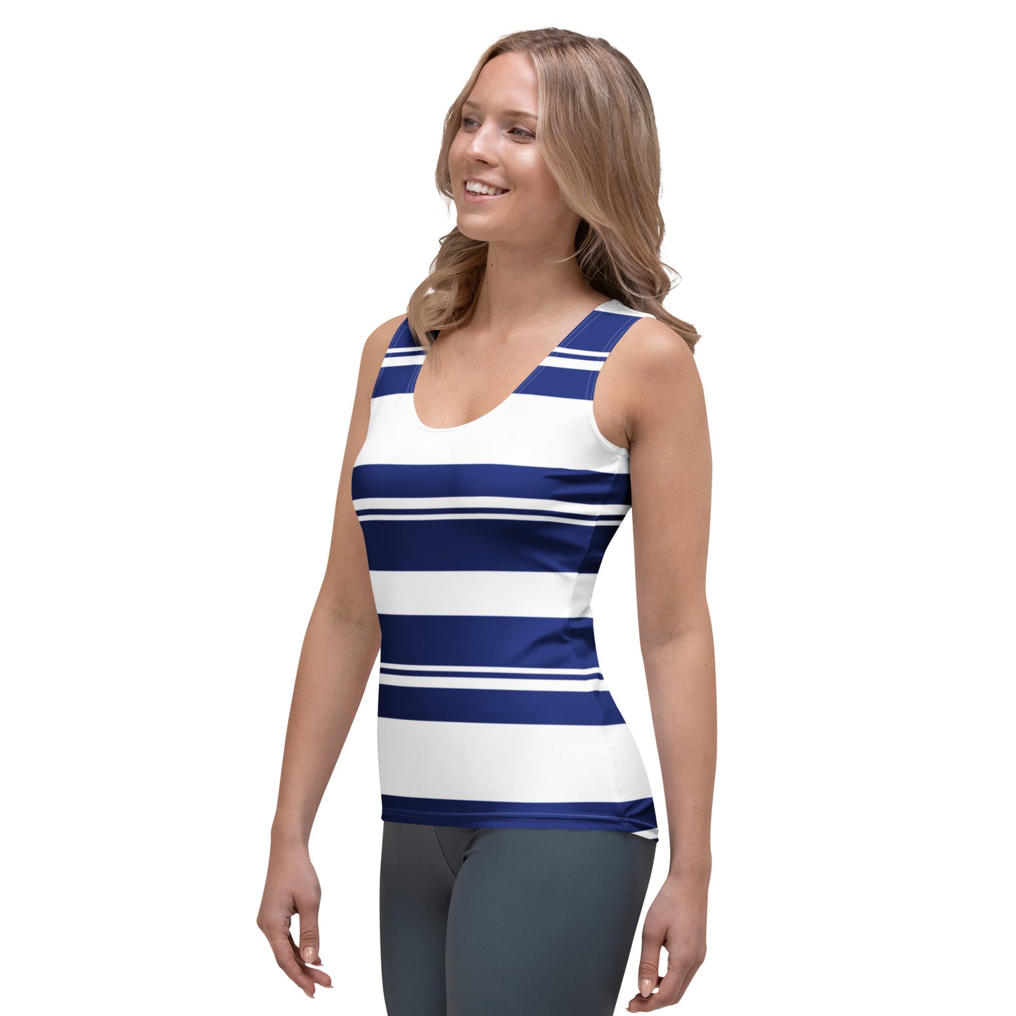 Women's Striped Tank Top - Activewear Well