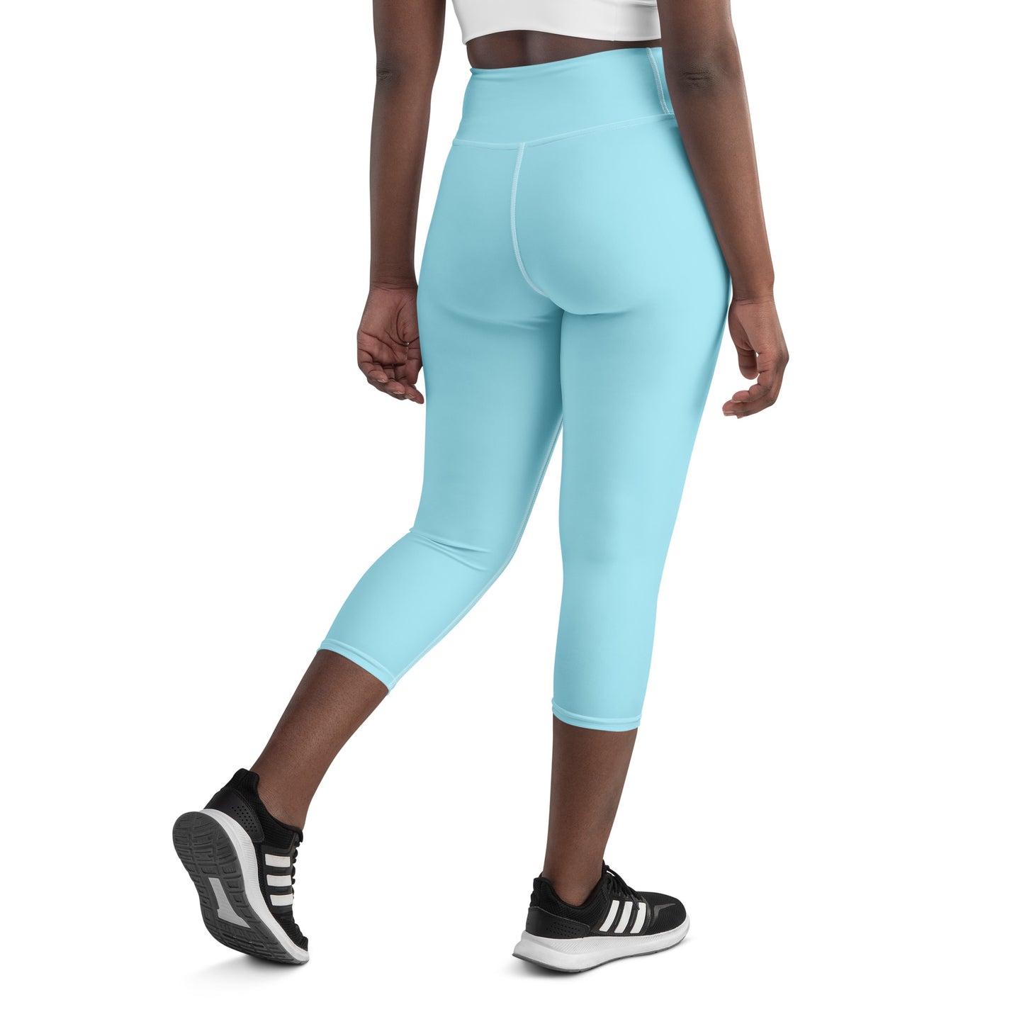 Blue Yoga Capri Leggings - Activewear Well