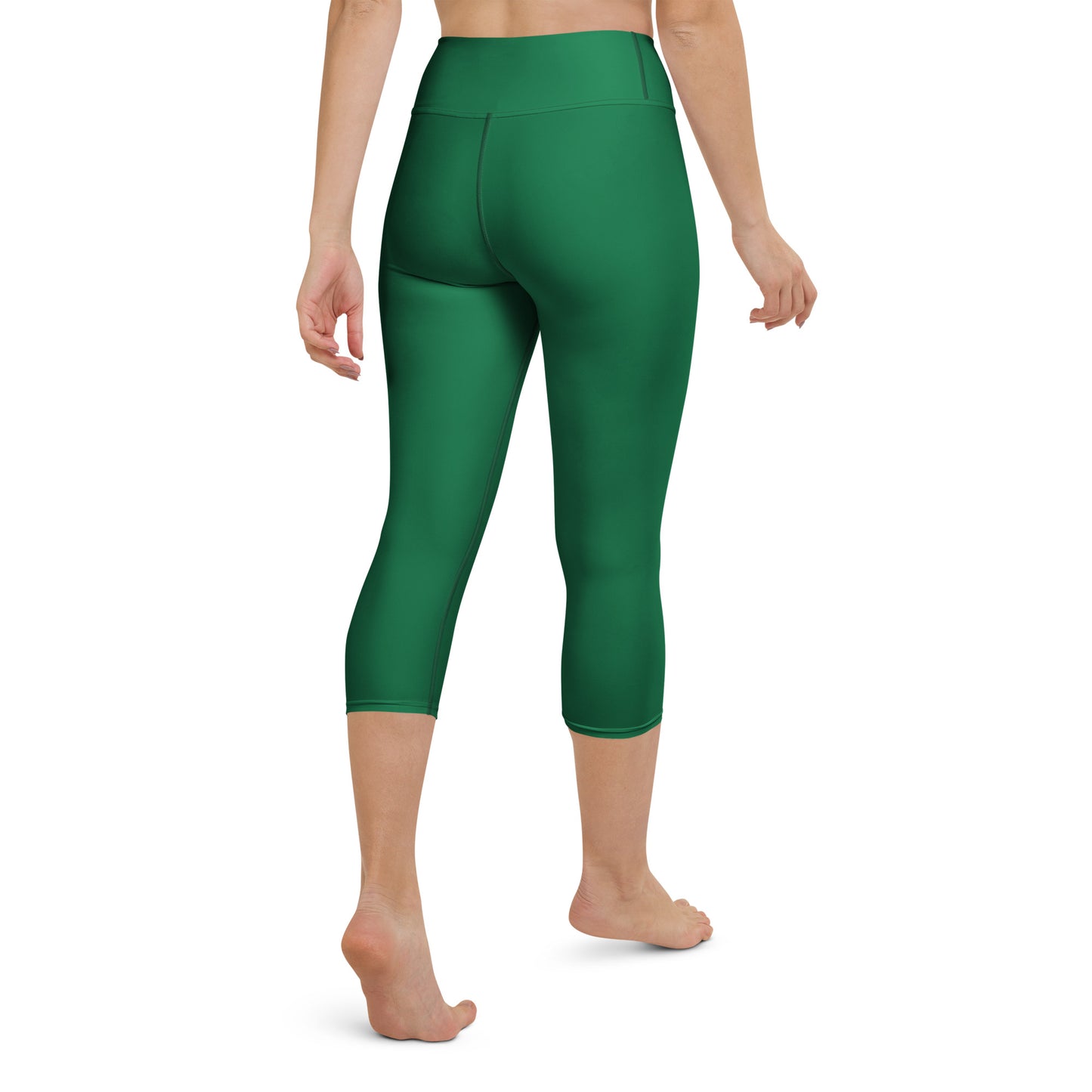 Green Yoga Capri Leggings - Activewear Well