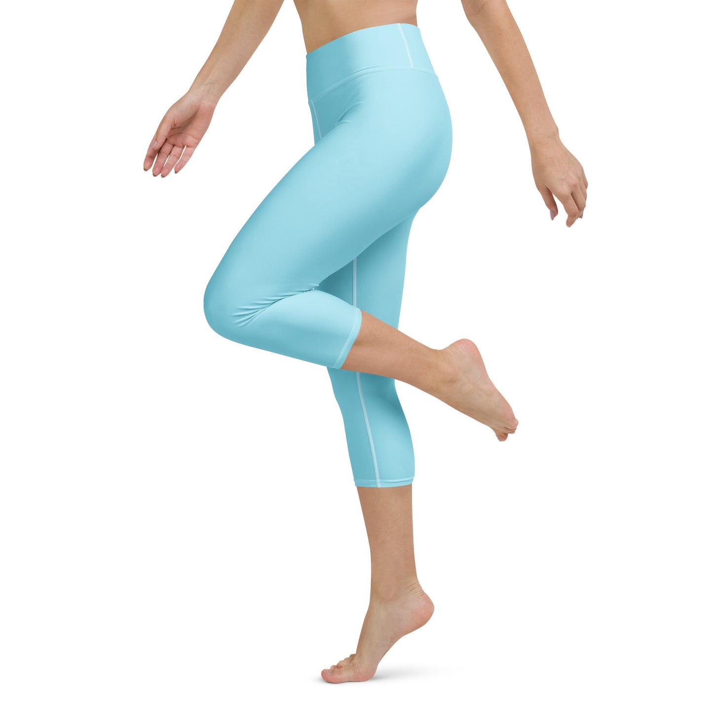 Blue Yoga Capri Leggings - Activewear Well