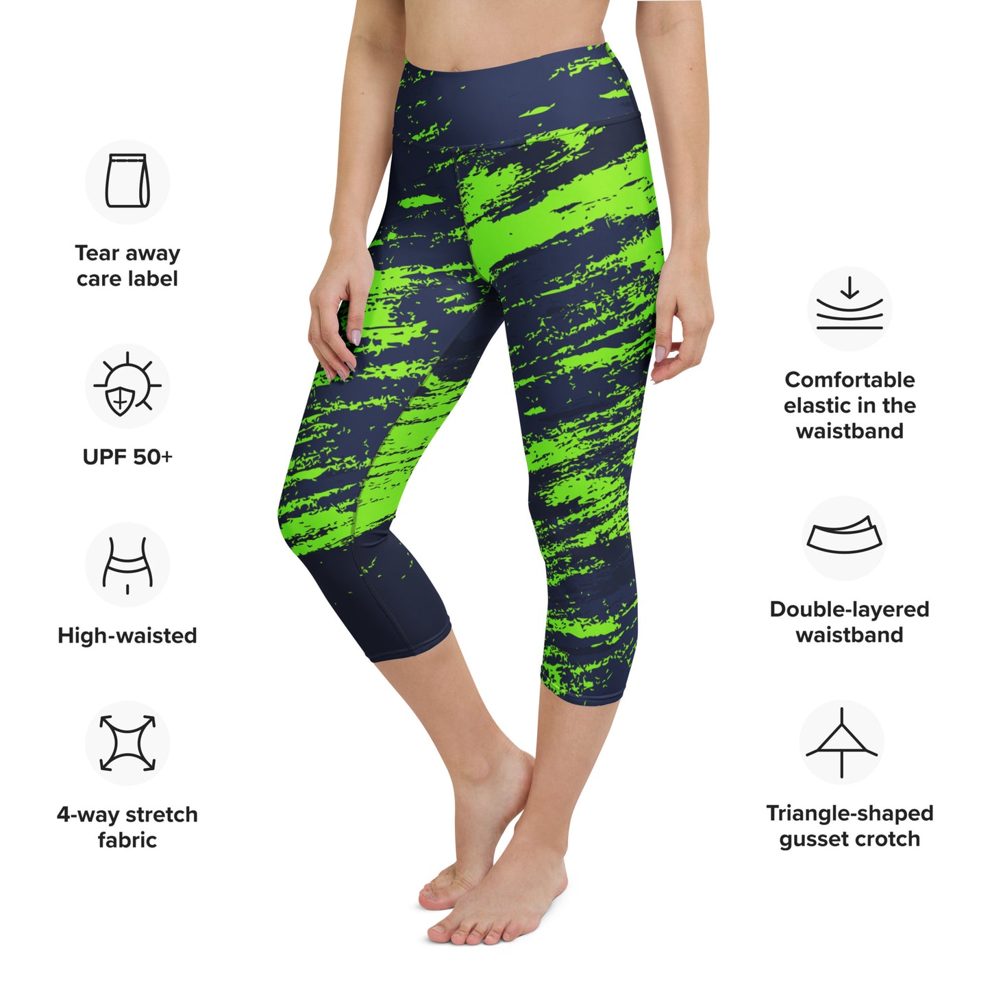 Taylor Green High-Rise Capri - Activewear Well