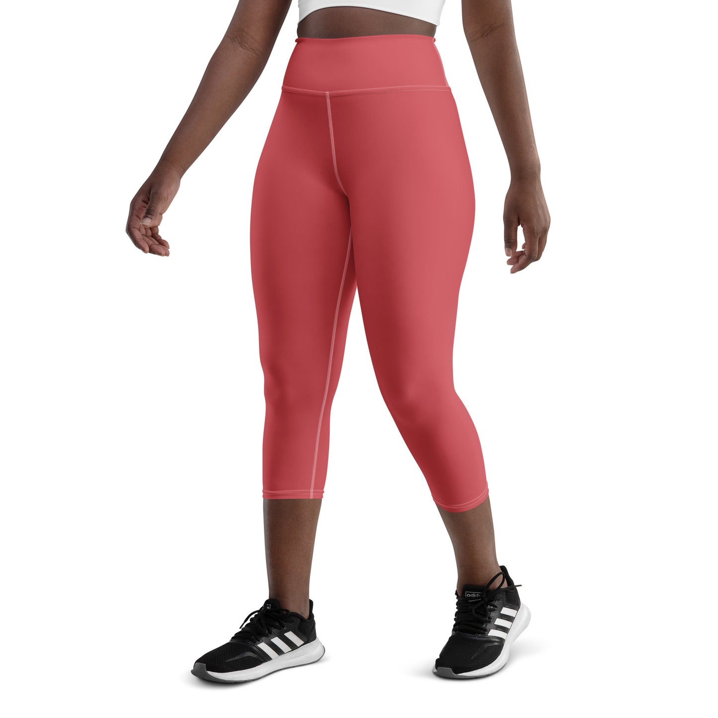 Rose Gold Yoga Capri Leggings - Activewear Well