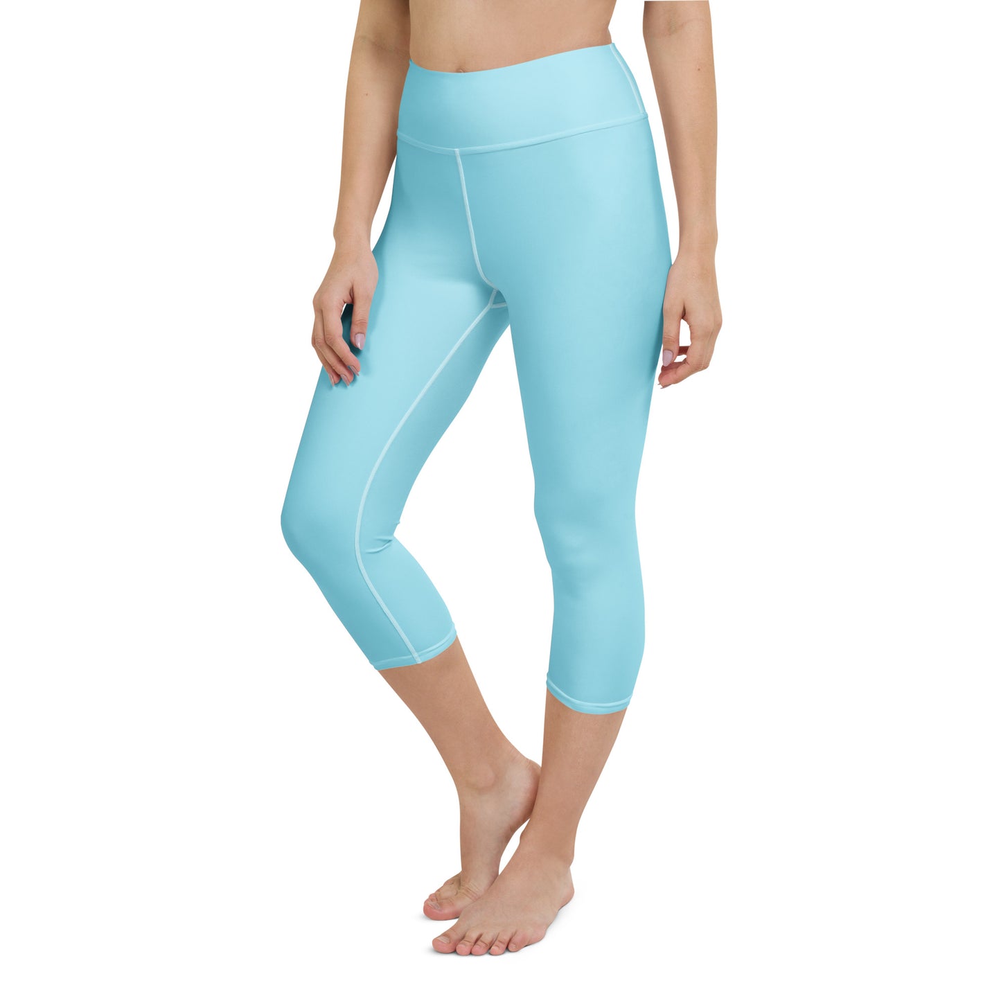 Blue Yoga Capri Leggings - Activewear Well