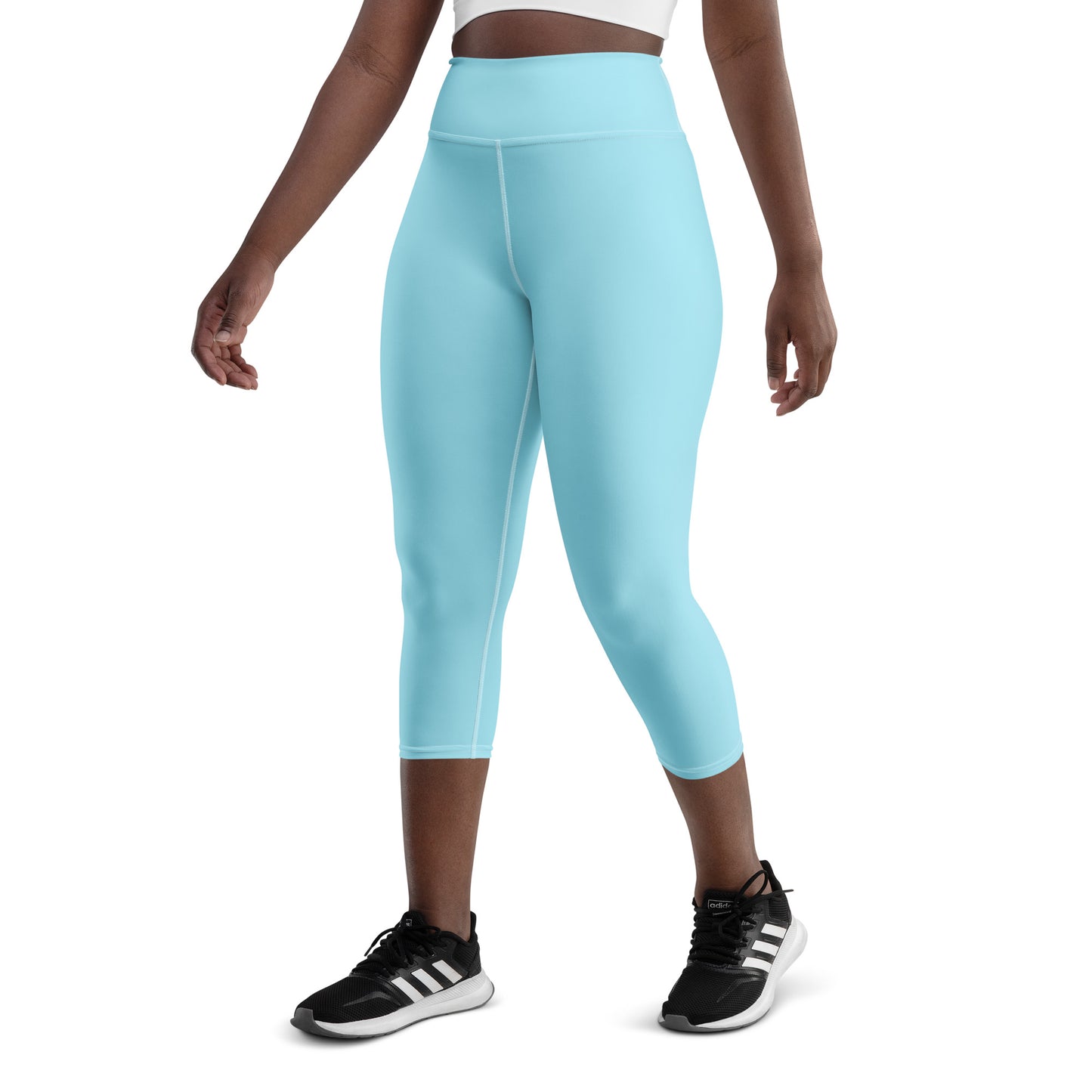 Blue Yoga Capri Leggings - Activewear Well