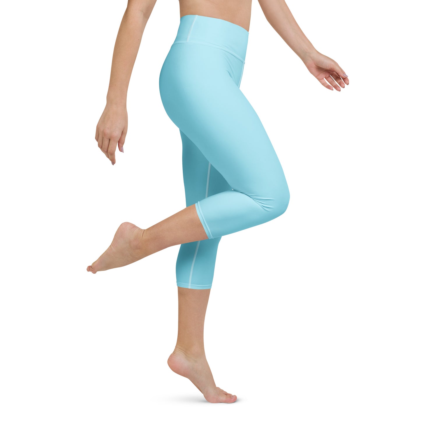 Blue Yoga Capri Leggings - Activewear Well