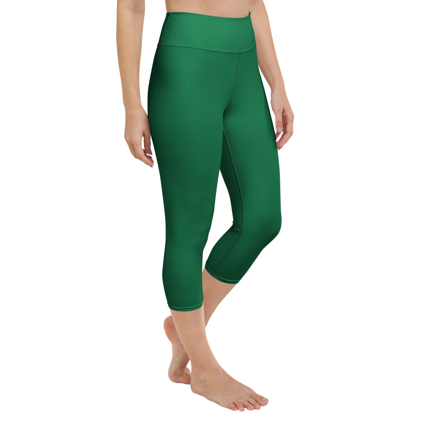 Green Yoga Capri Leggings - Activewear Well