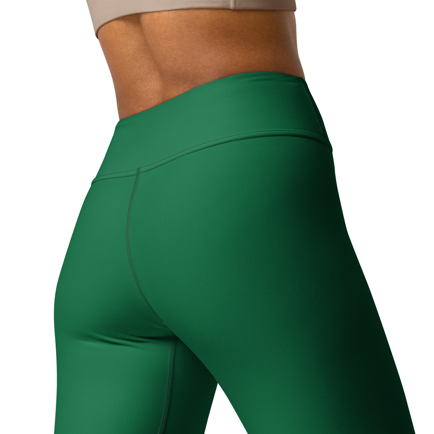 Green High-Rise Yoga Leggings - Activewear Well