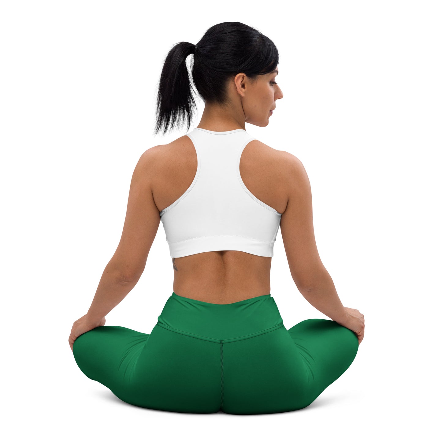 Green High-Rise Yoga Leggings - Activewear Well