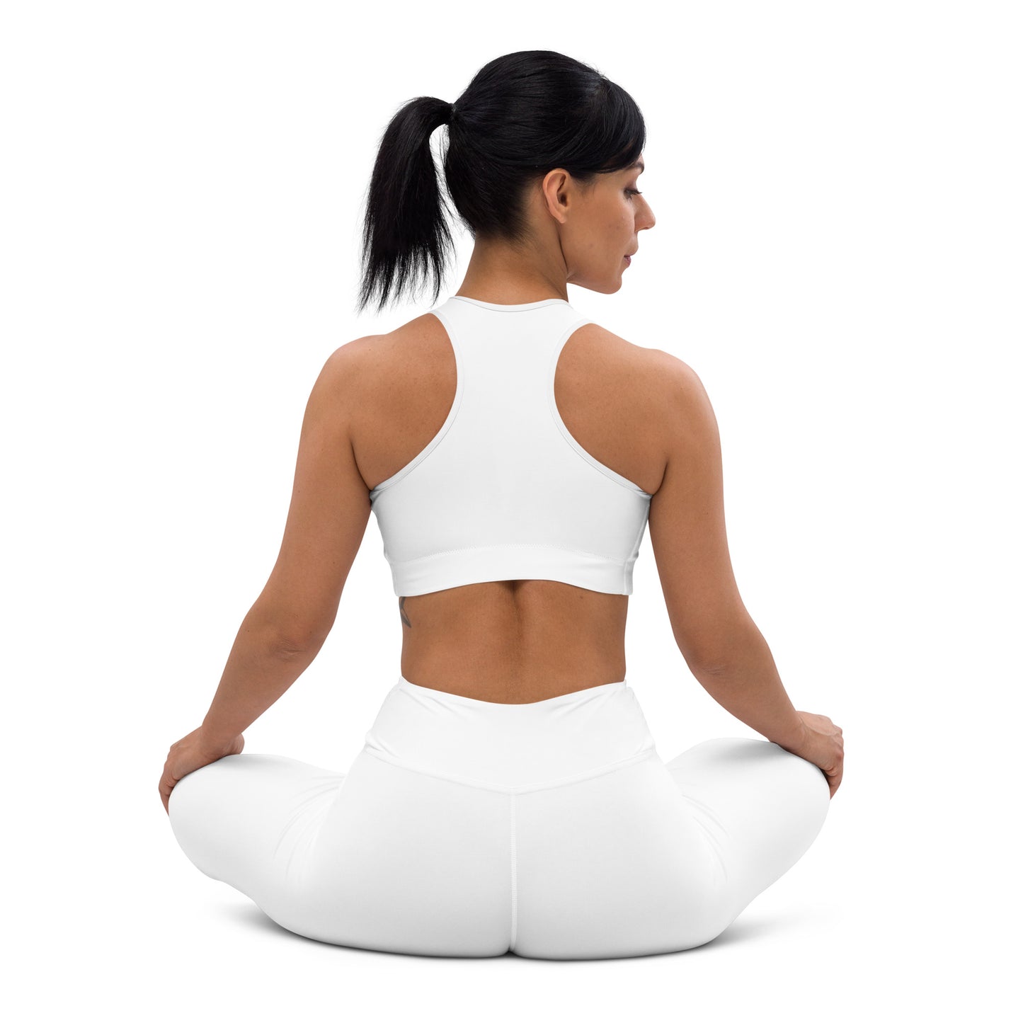 White High-Rise Yoga Leggings - Activewear Well
