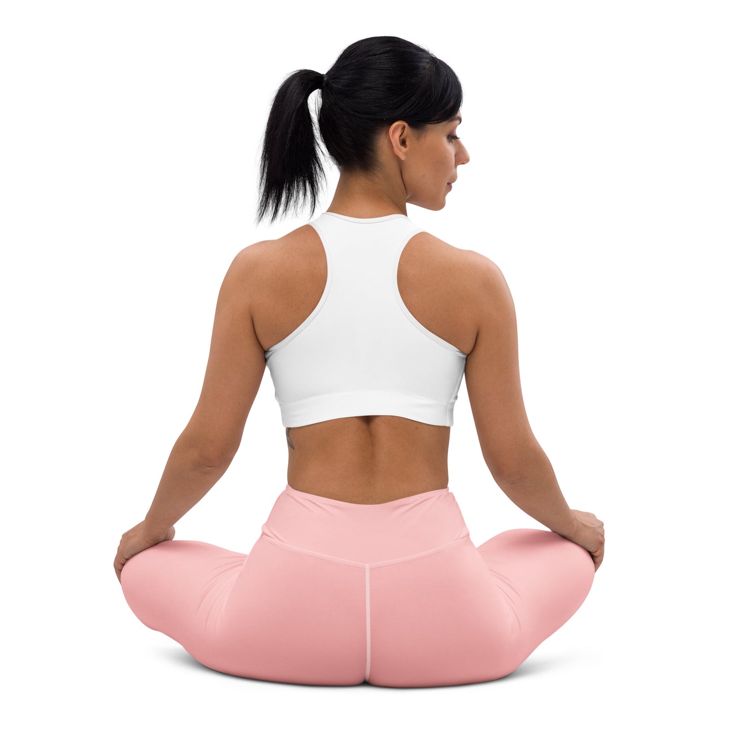 Neutral Pink Yoga Leggings - Activewear Well