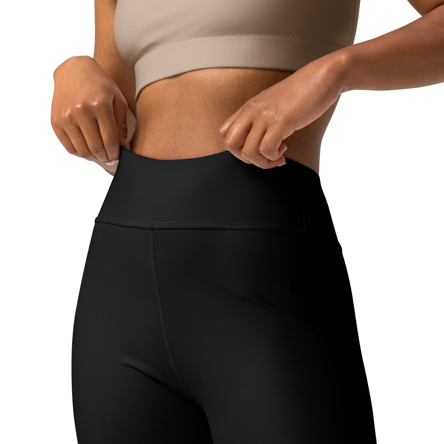 Black High-Rise Yoga Leggings - Activewear Well