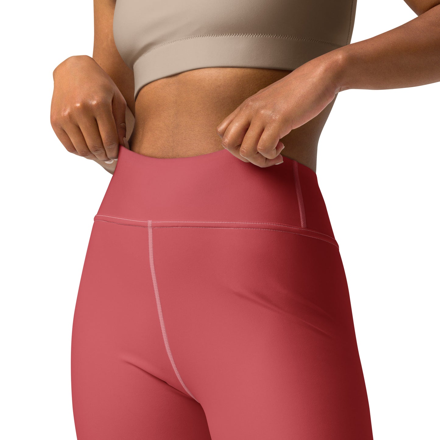 Rose Gold Yoga Leggings - Activewear Well