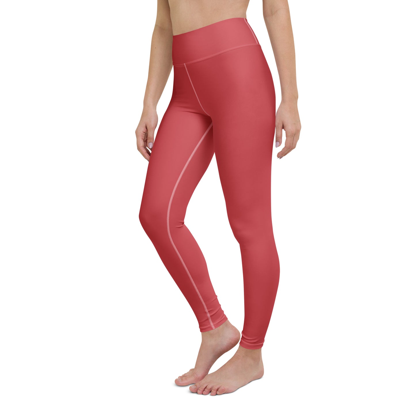 Rose Gold Yoga Leggings - Activewear Well