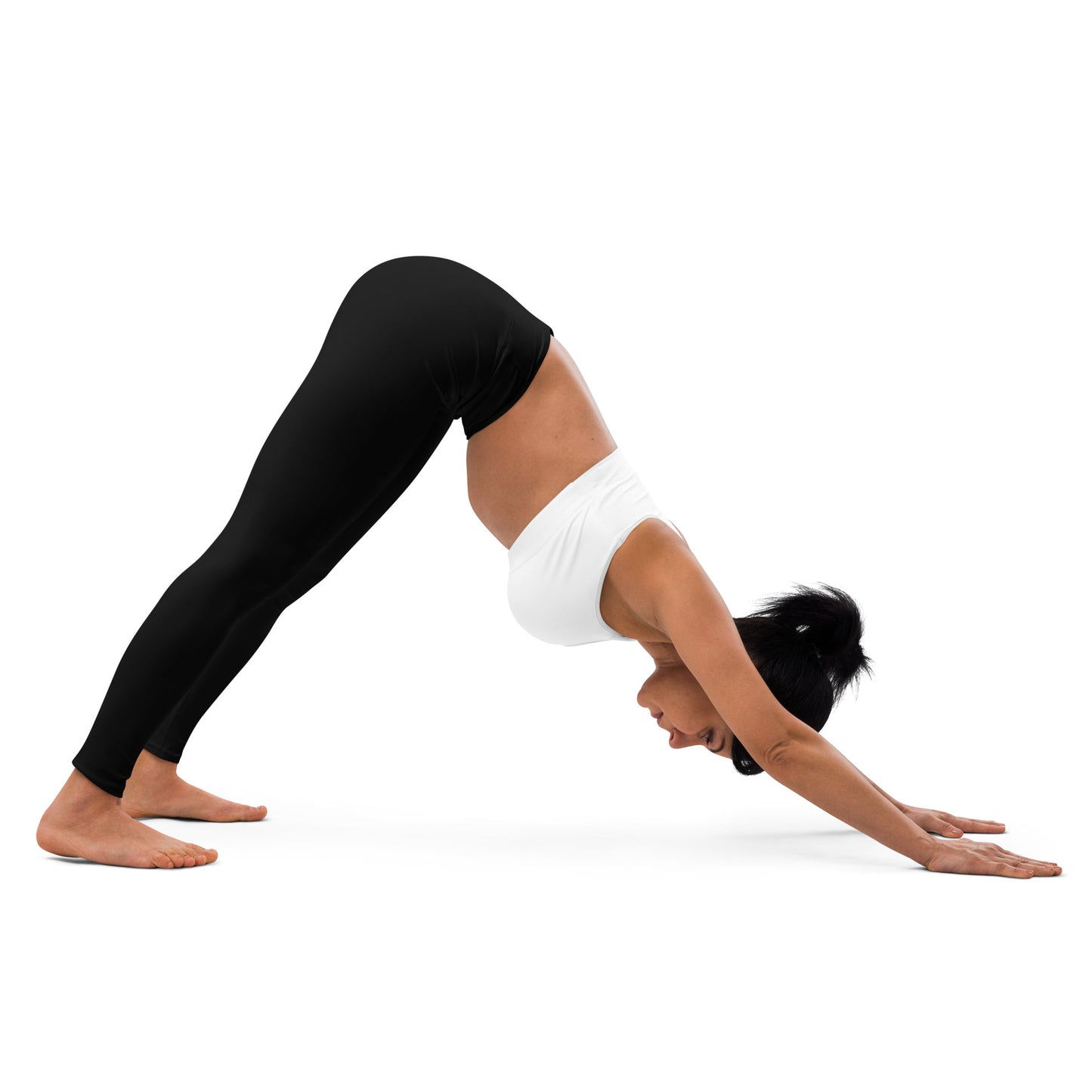 Black High-Rise Yoga Leggings - Activewear Well