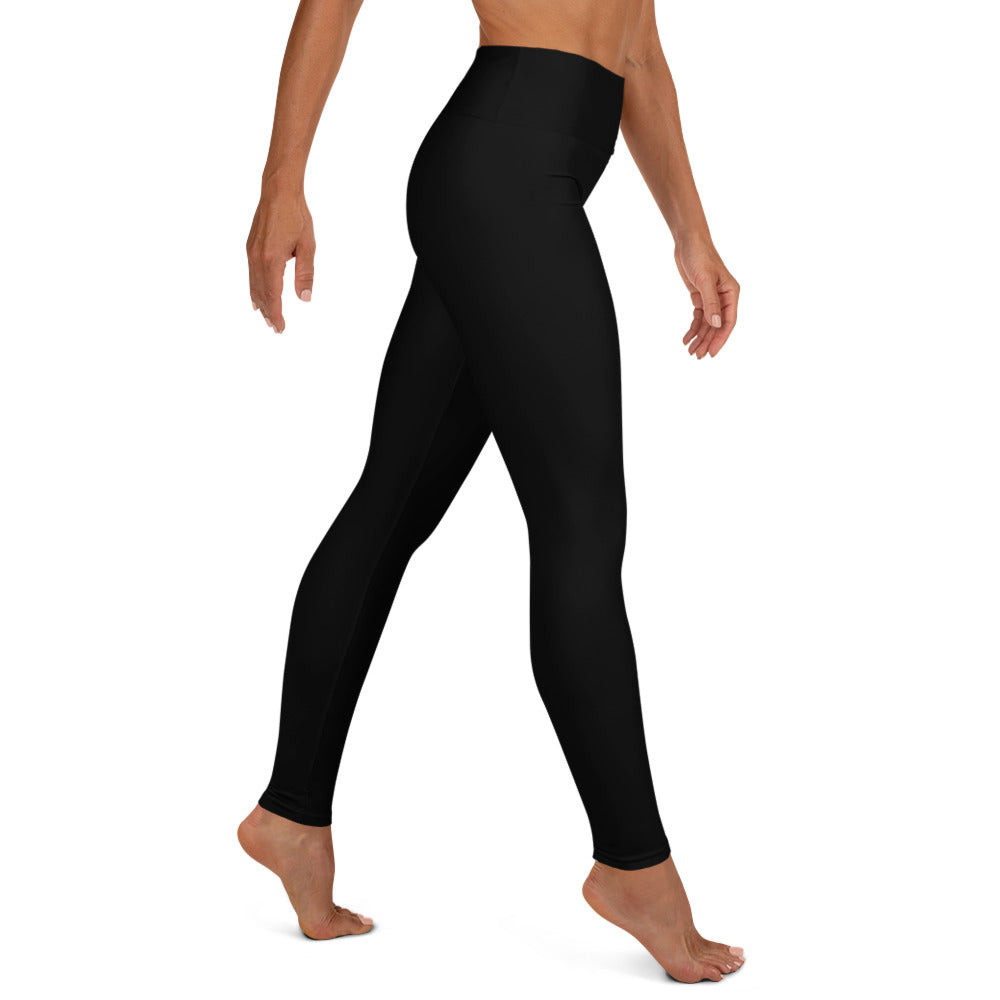 Black High-Rise Yoga Leggings - Activewear Well