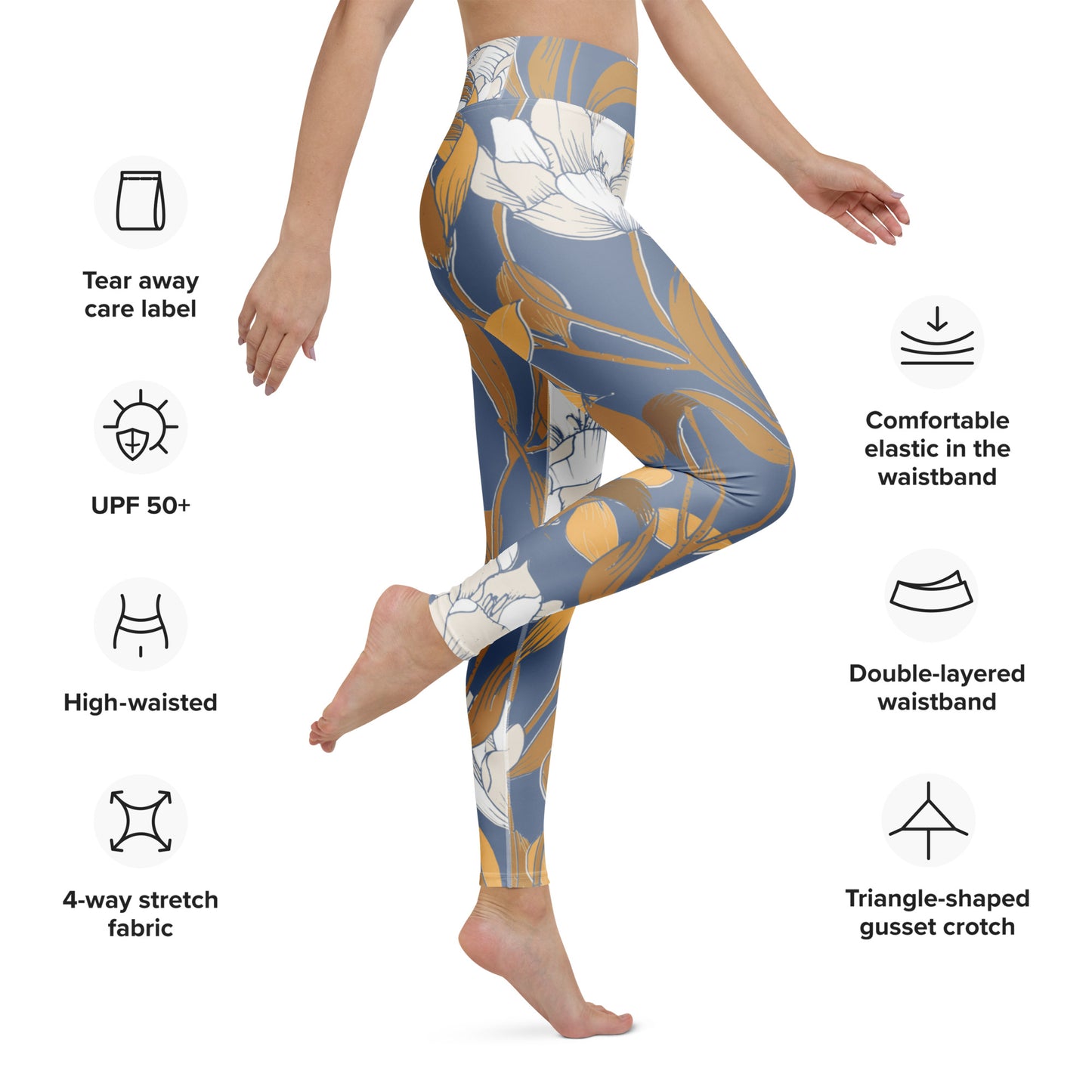 Kristen High-Rise Yoga Leggings - Activewear Well