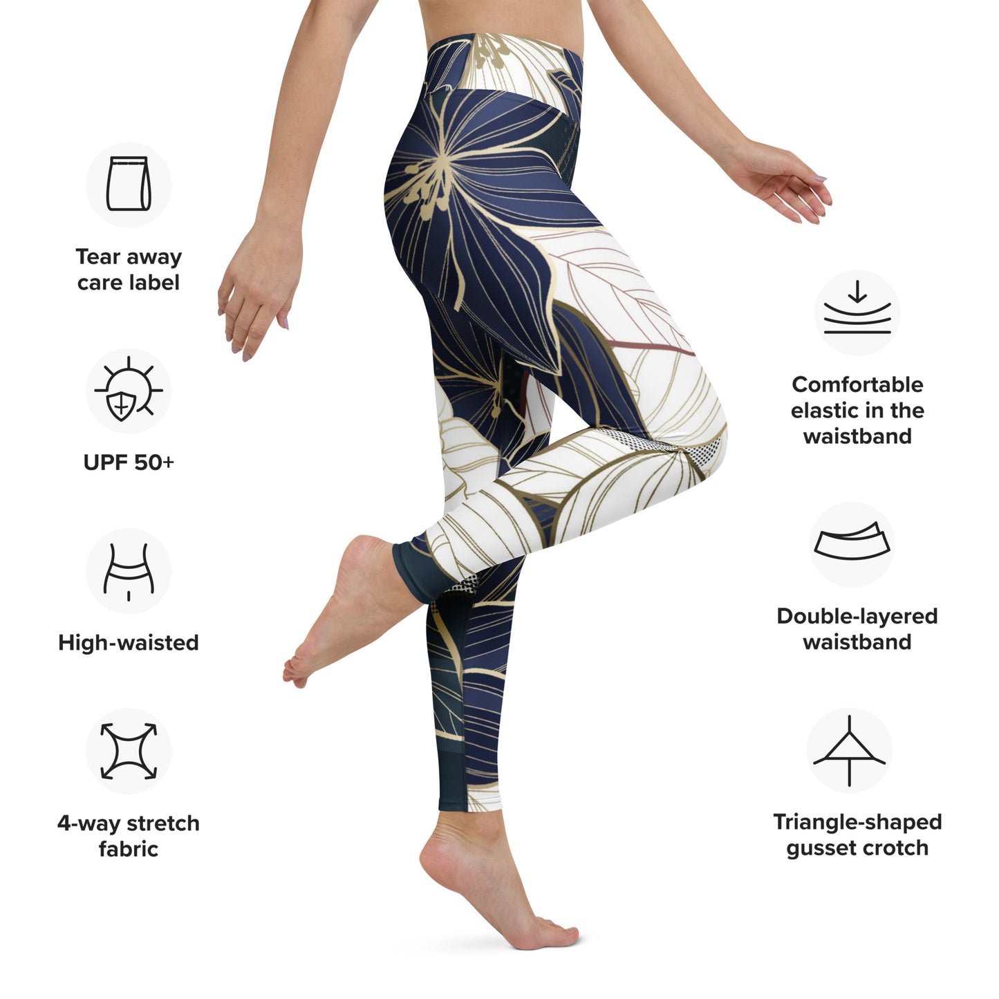 Charlene High Rise Yoga Leggings - Activewear Well