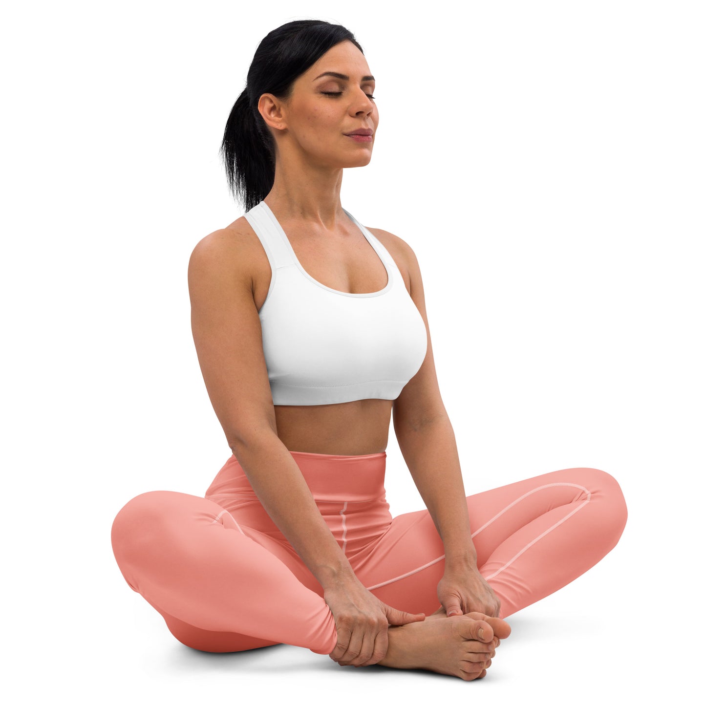 Pink High Rise Yoga Leggings - Activewear Well