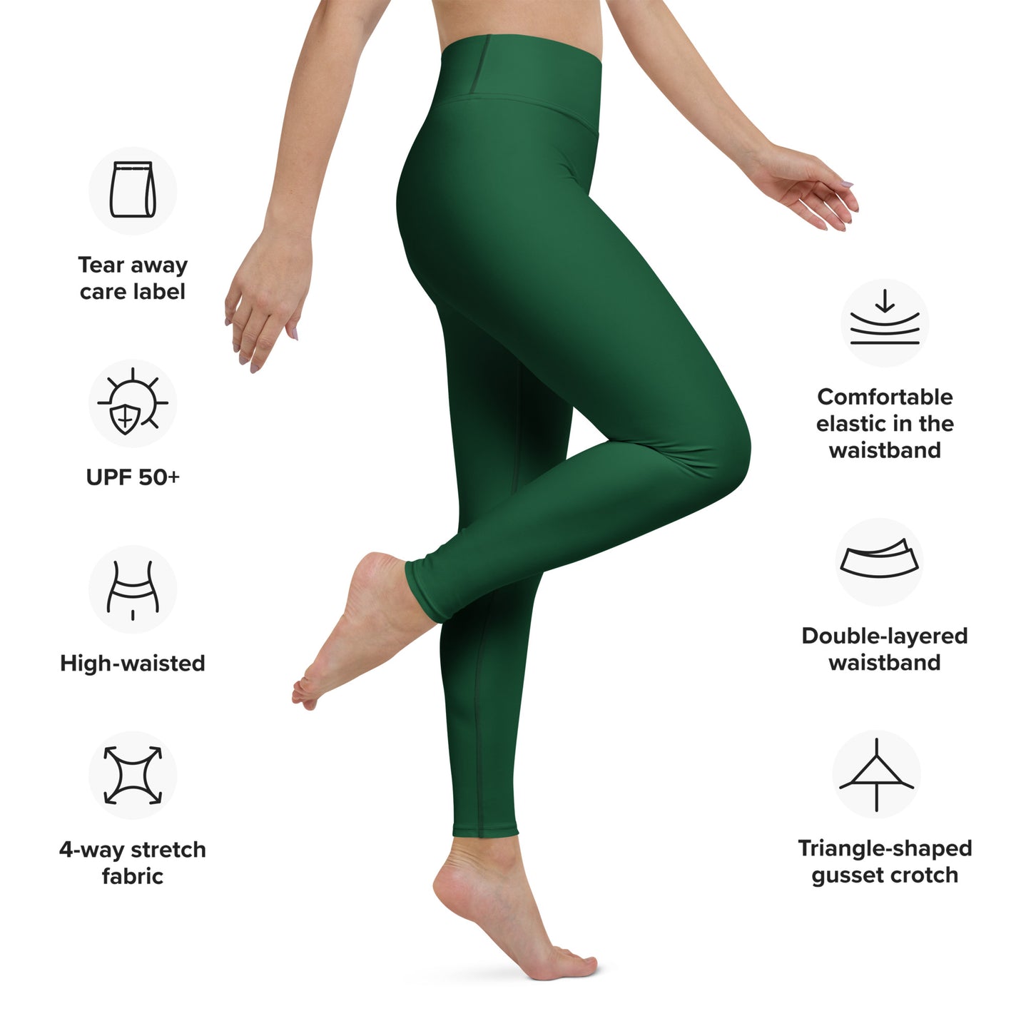Forest High-Rise Yoga Leggings - Activewear Well