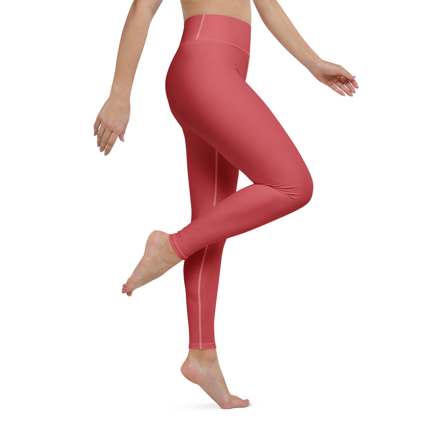 Rose Gold Yoga Leggings - Activewear Well